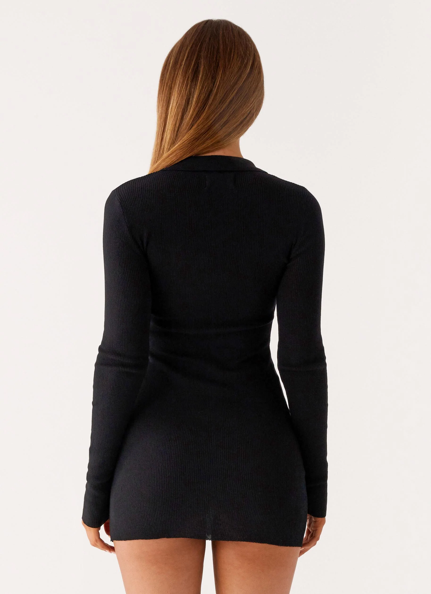 Off Duty Polo Dress - Black - Image 4
