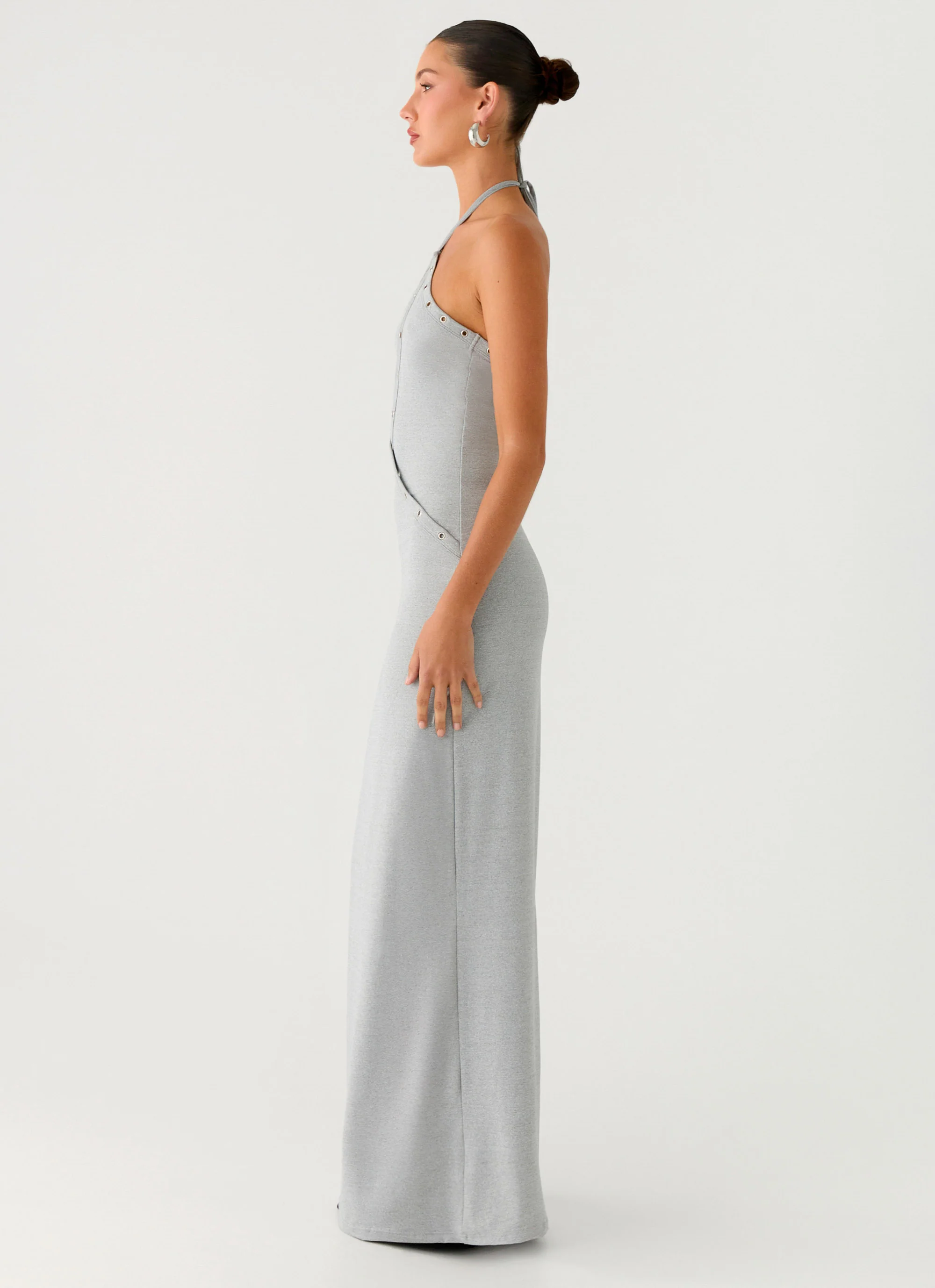 Off The Bass Maxi Dress - Grey - Image 2