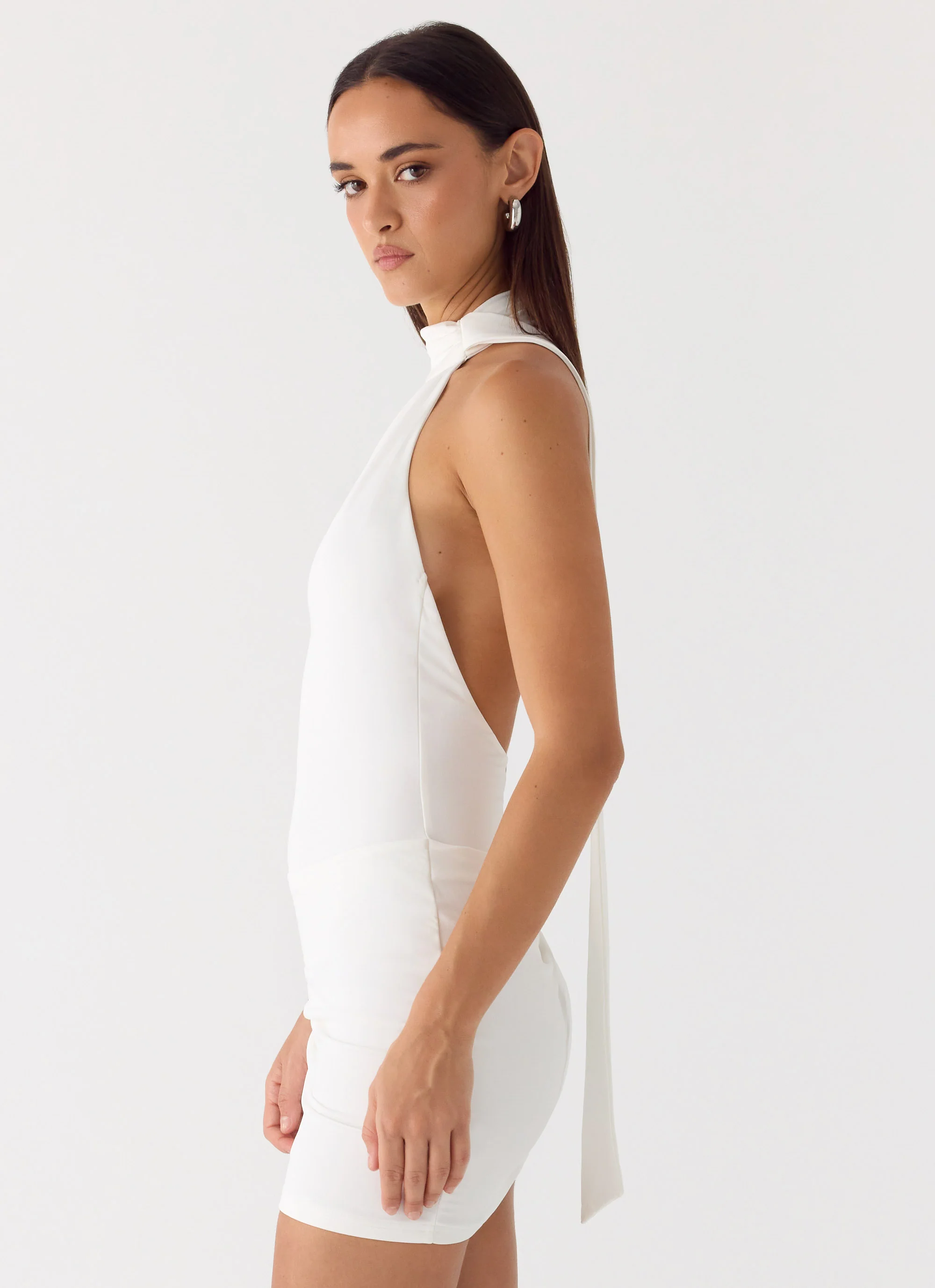 On My Way Mini Dress - White - Image 2