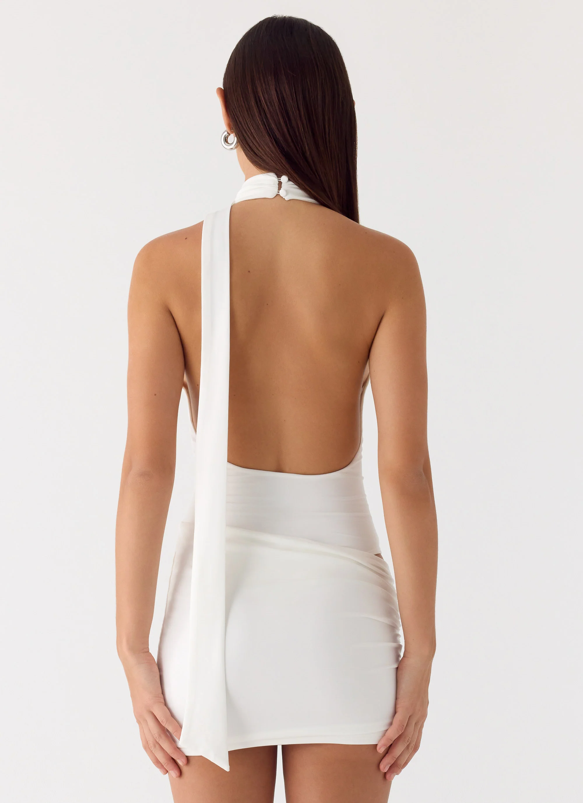 On My Way Mini Dress - White - Image 3