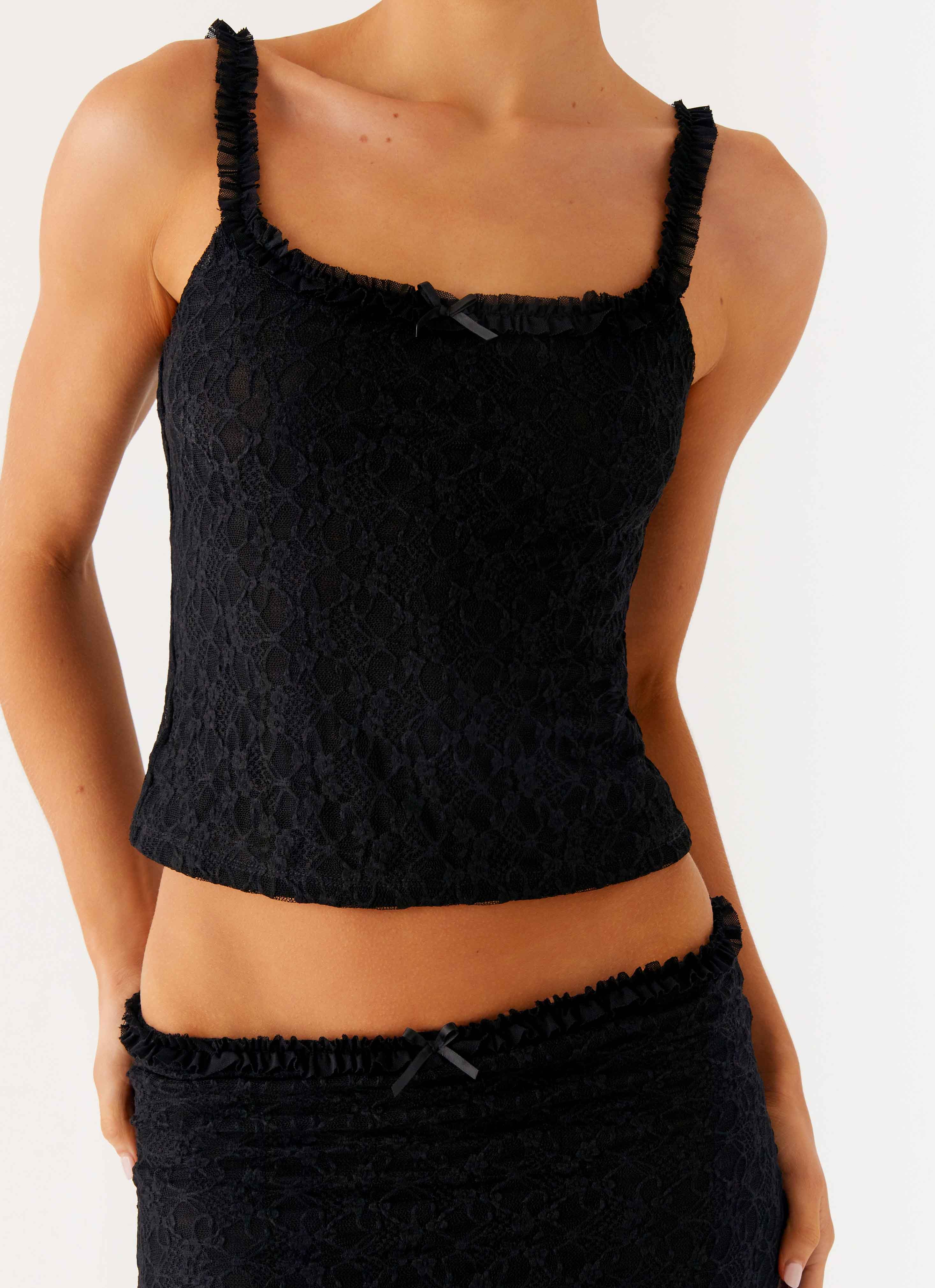 Ophira Cami Top - Black - Image 4