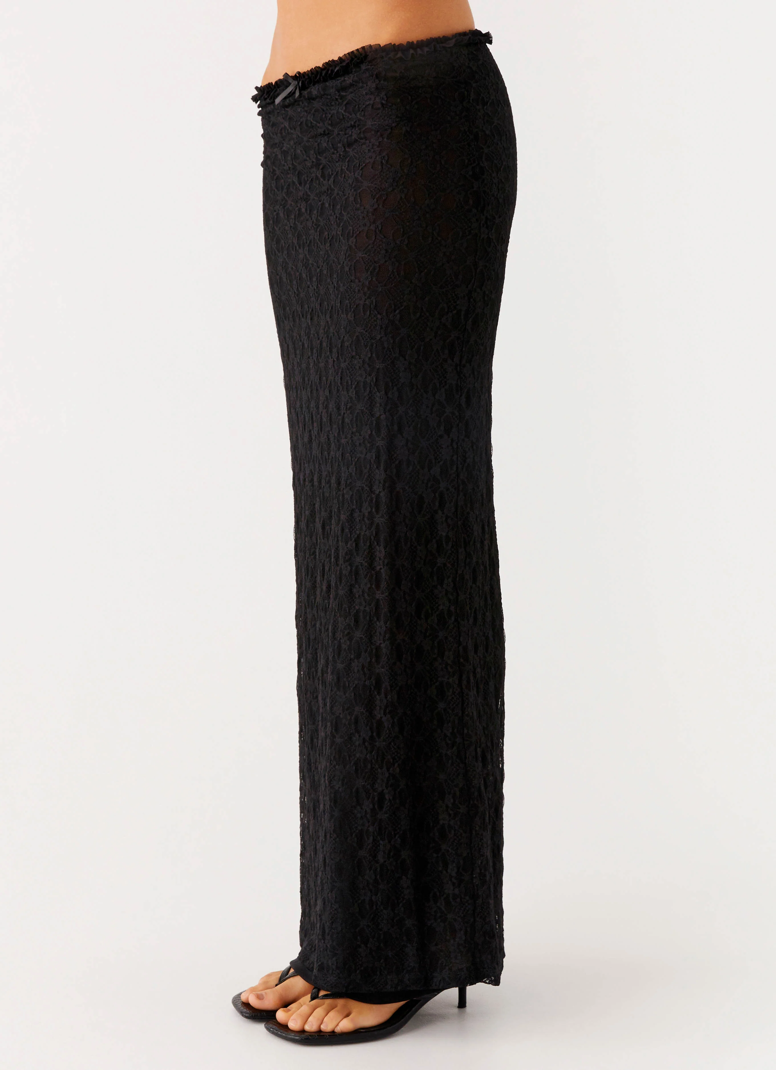 Ophira Maxi Skirt - Black - Image 3