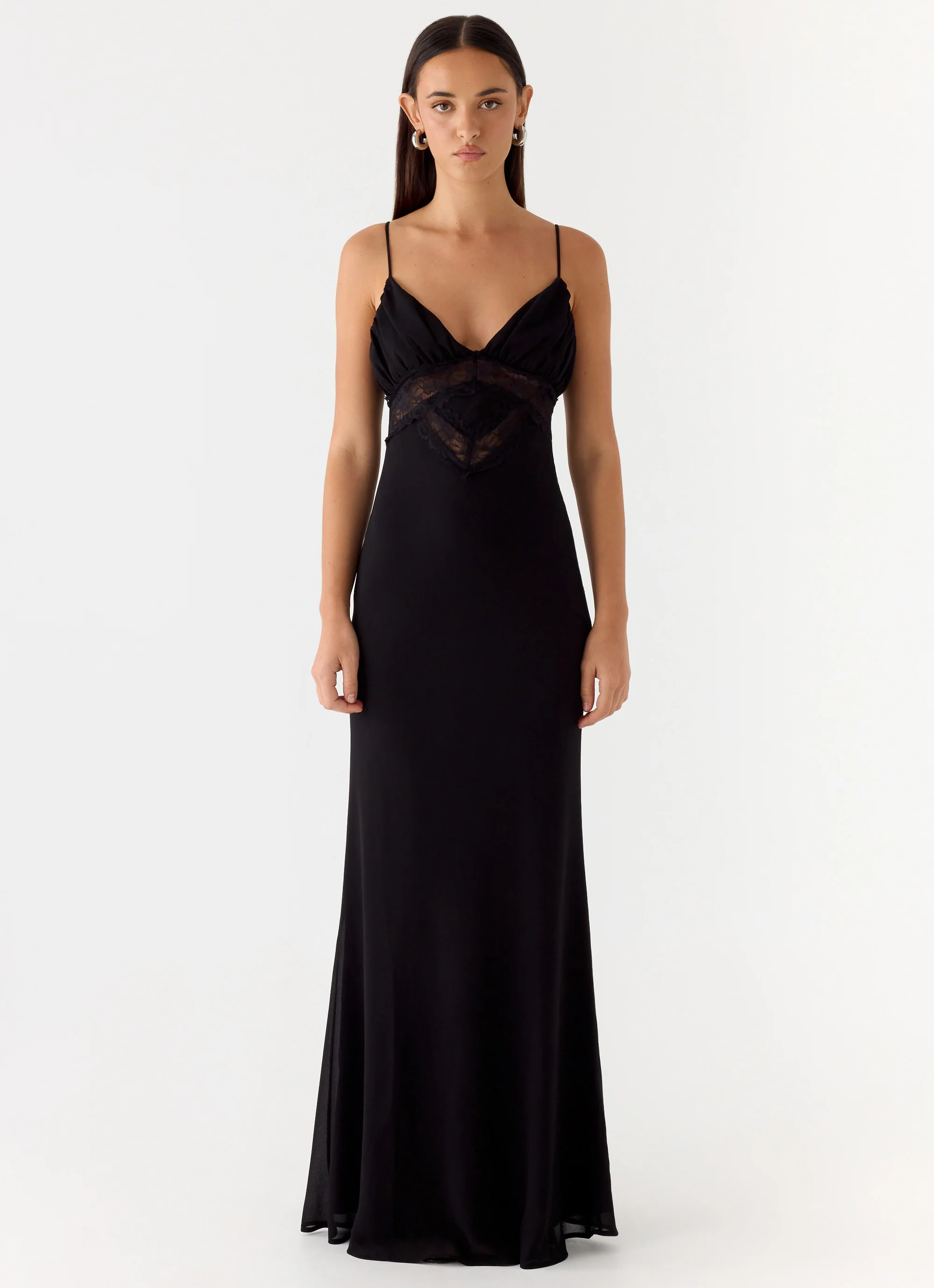 Opulent Maxi Dress - Black - Image 5
