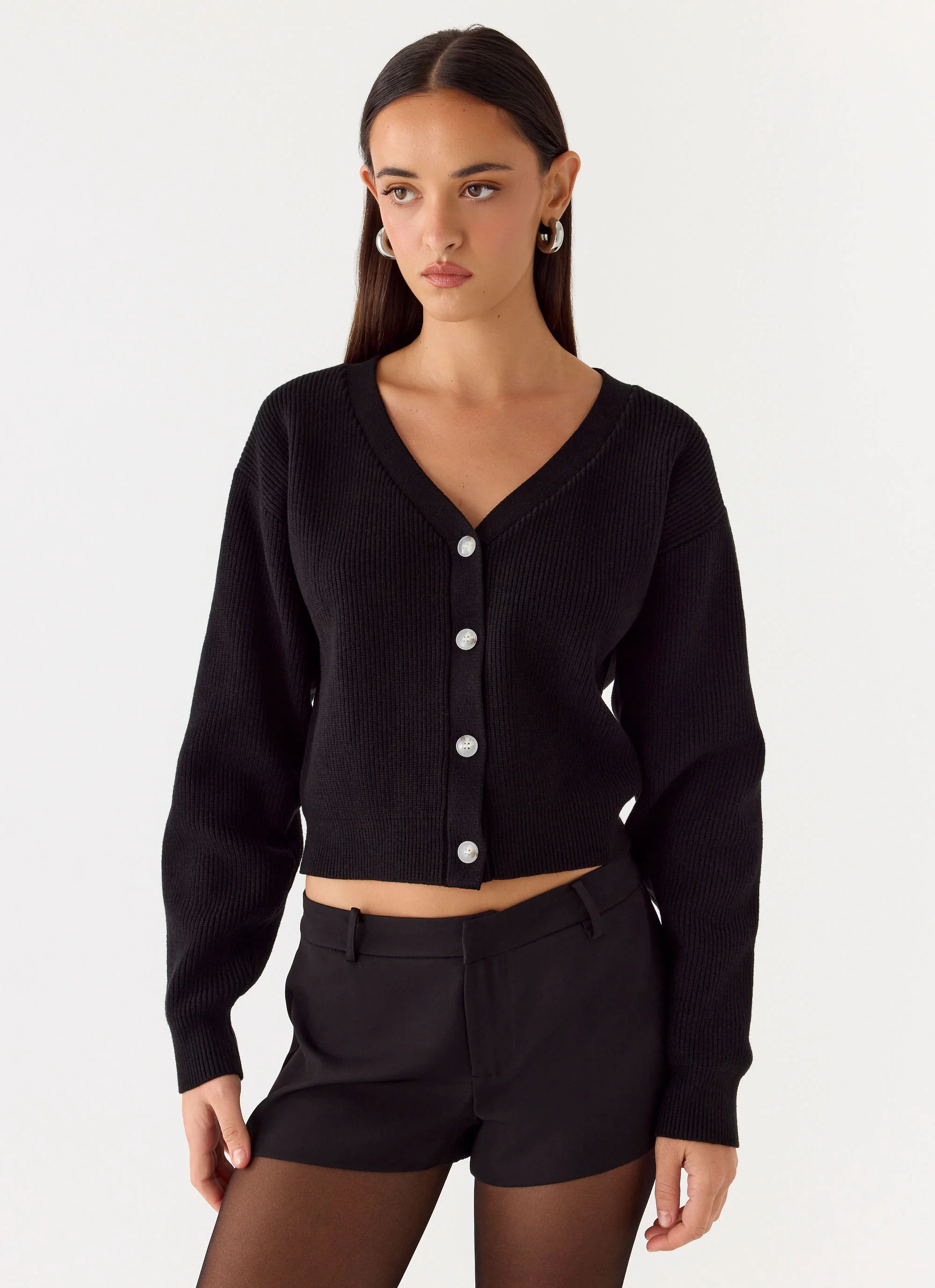 Orla Knit Sweater - Black - Image 5