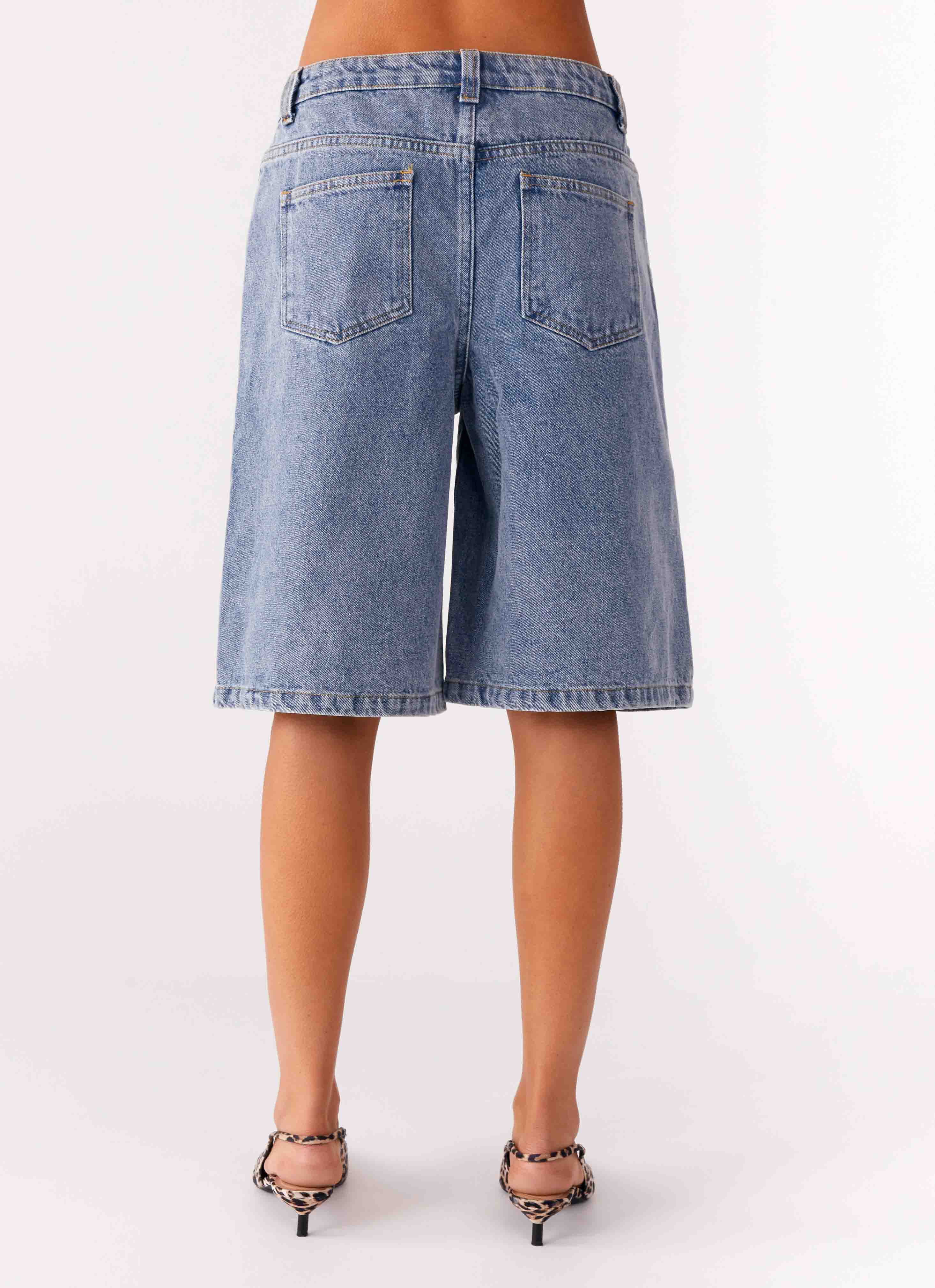 Orleans Denim Jorts - Blue - Image 4