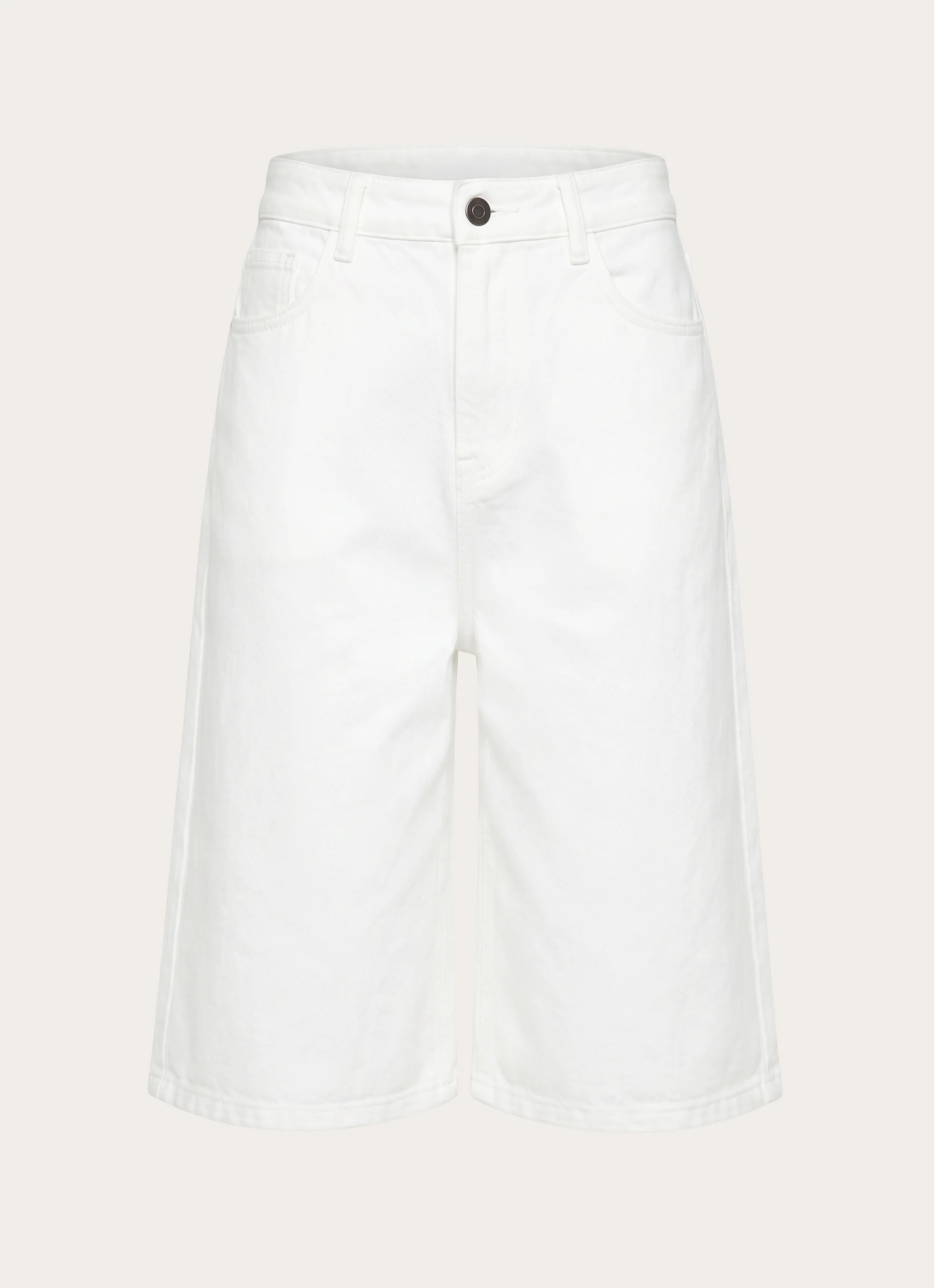 Orleans Denim Jorts - White - Image 2