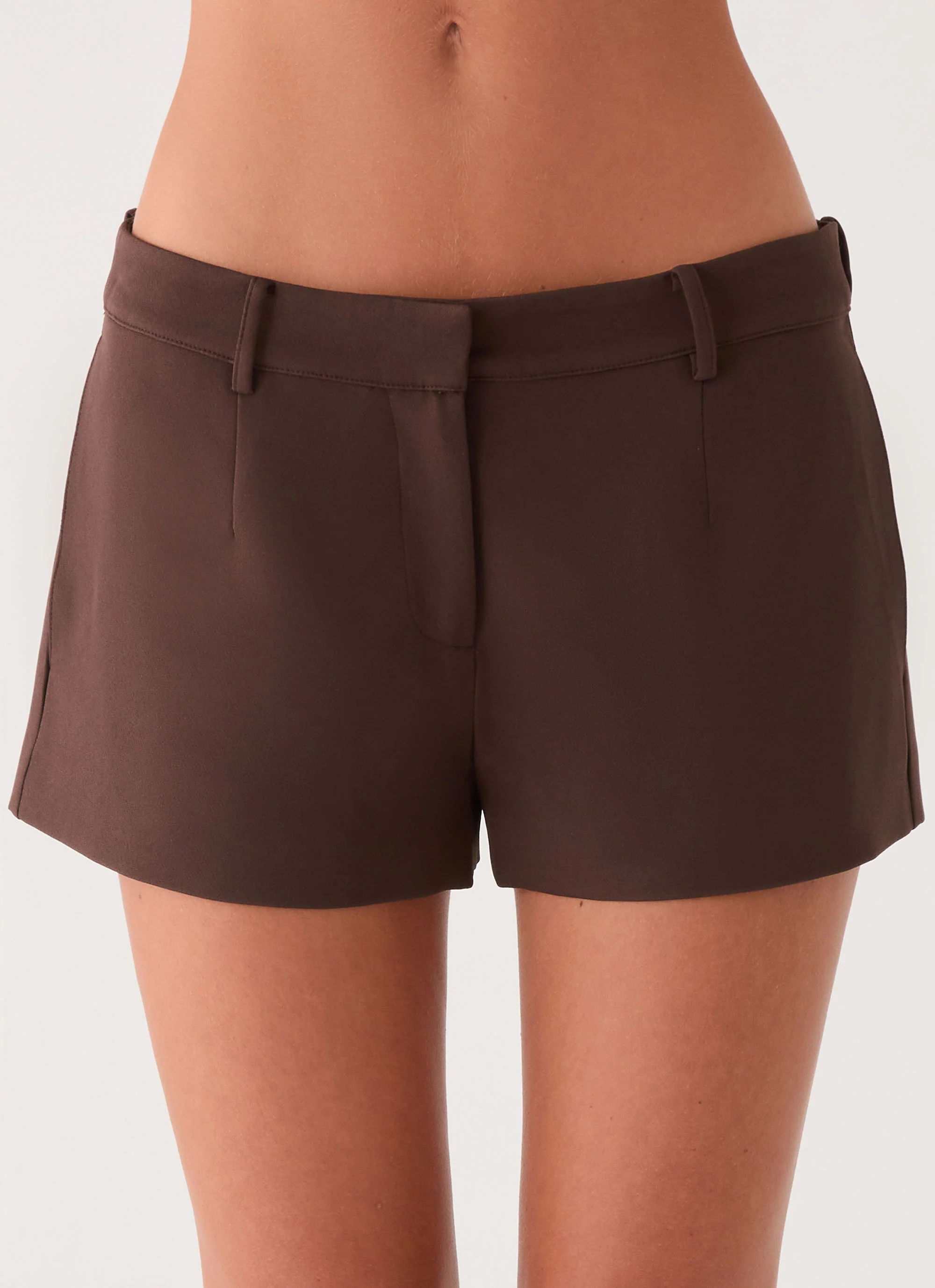 Oslo Mini Shorts - Chocolate - Image 7