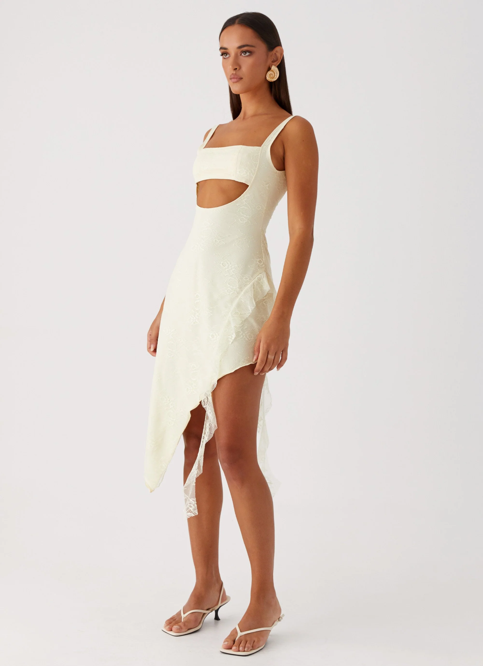 Patricia Midi Dress - Yellow - Image 3