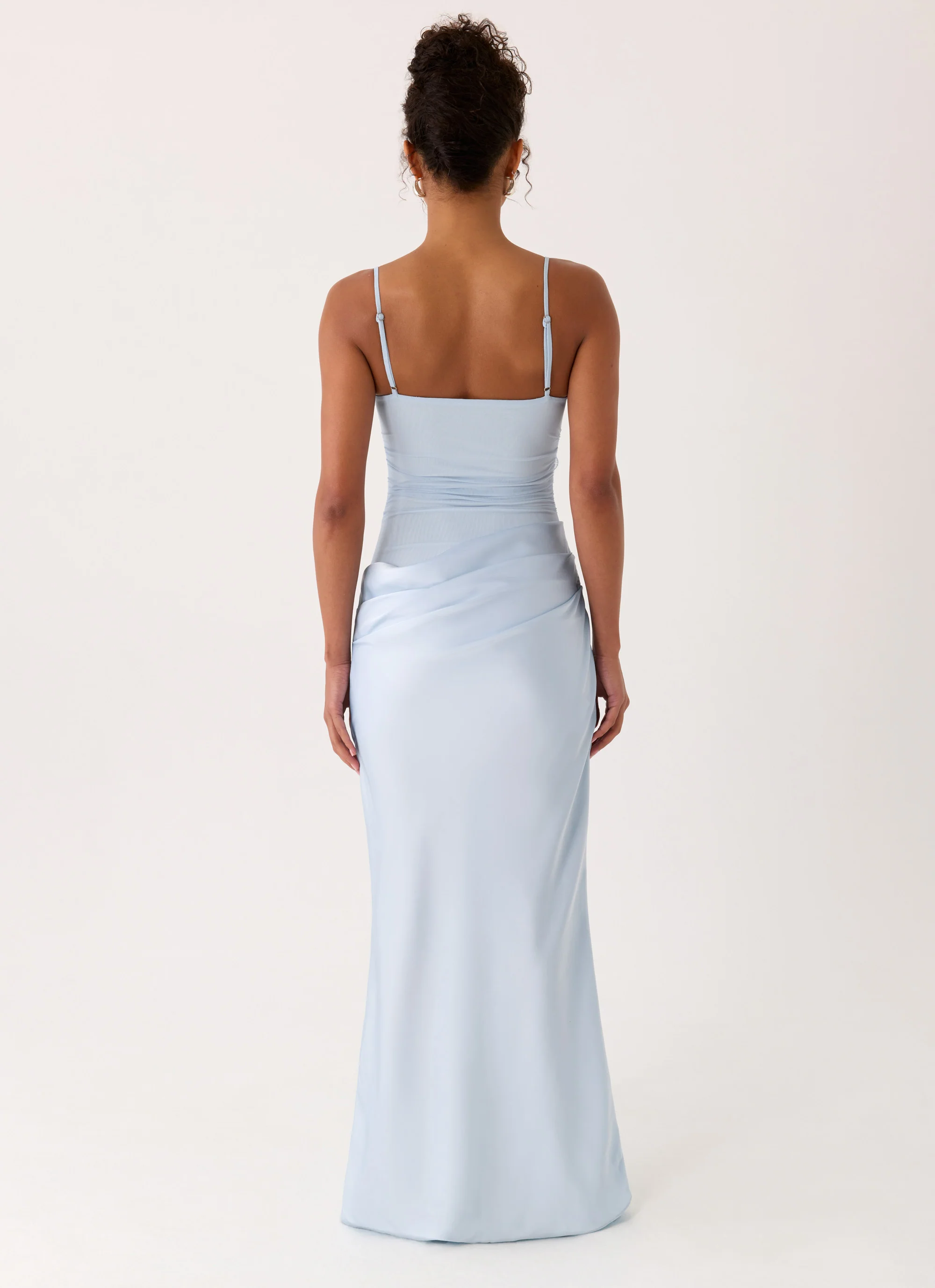 Peasella Maxi Dress - Blue - Image 6