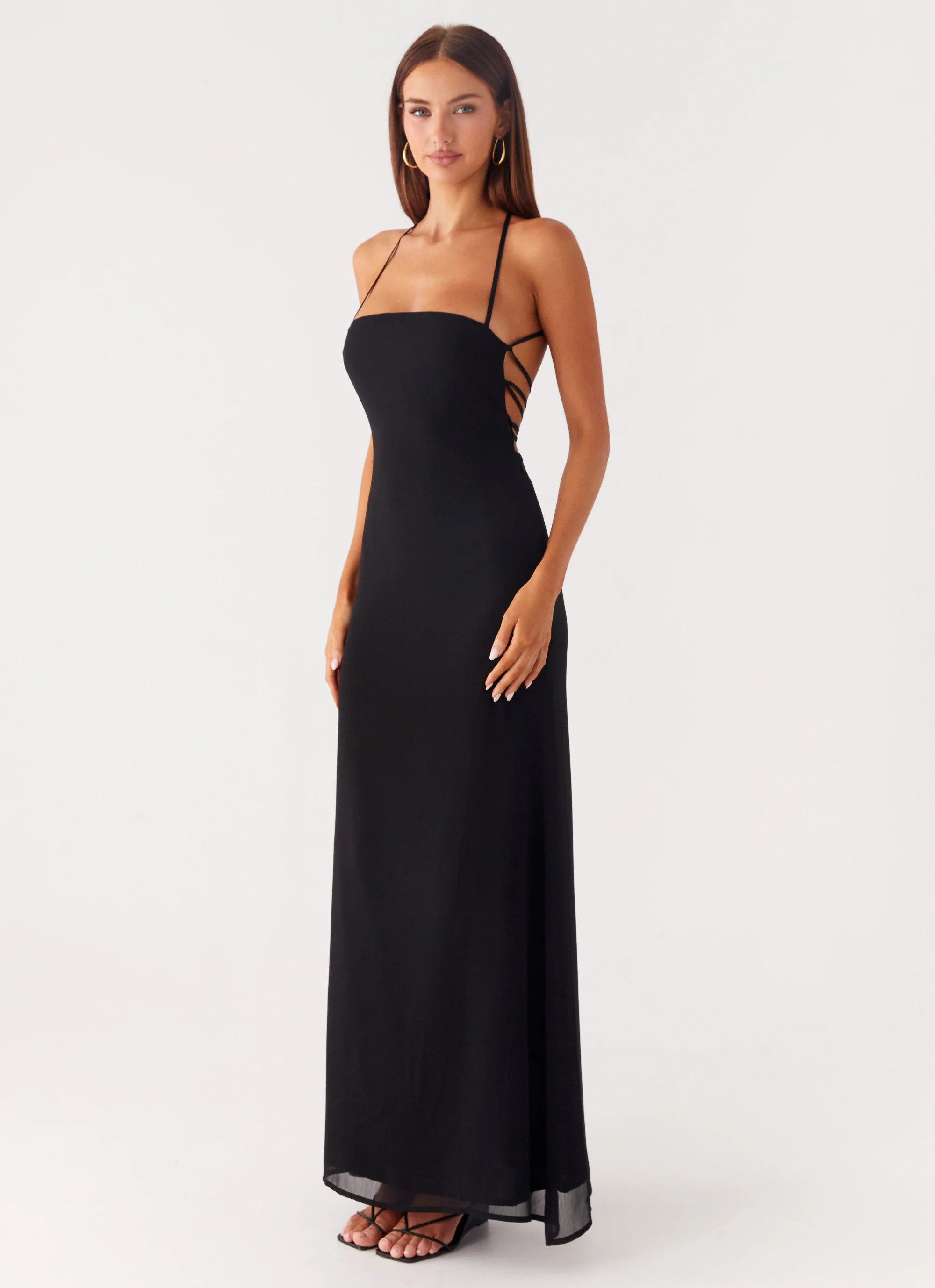 Peggy Maxi Dress - Black - Image 3