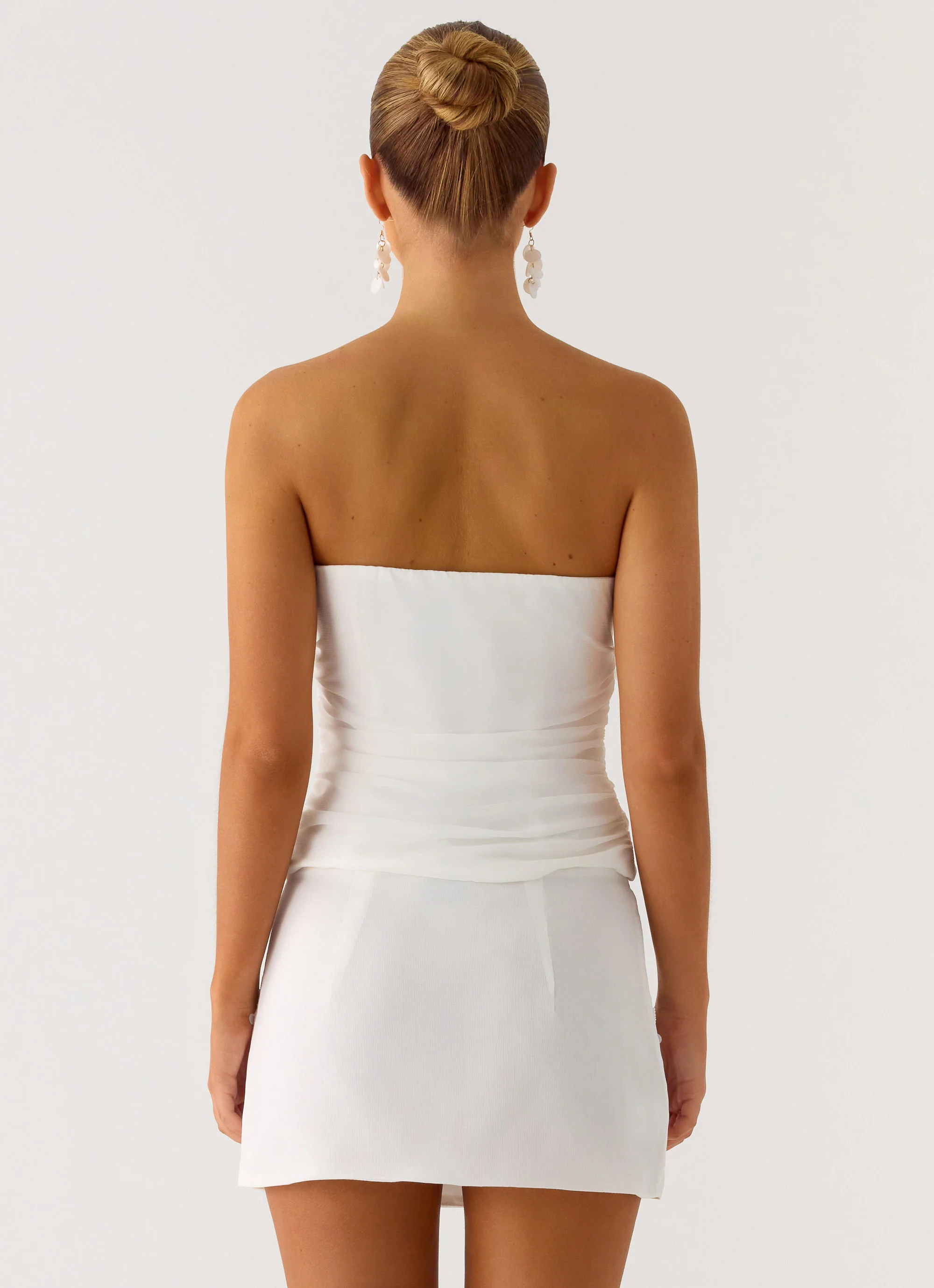Perfect Celebrity Beaded Top - White - Image 3
