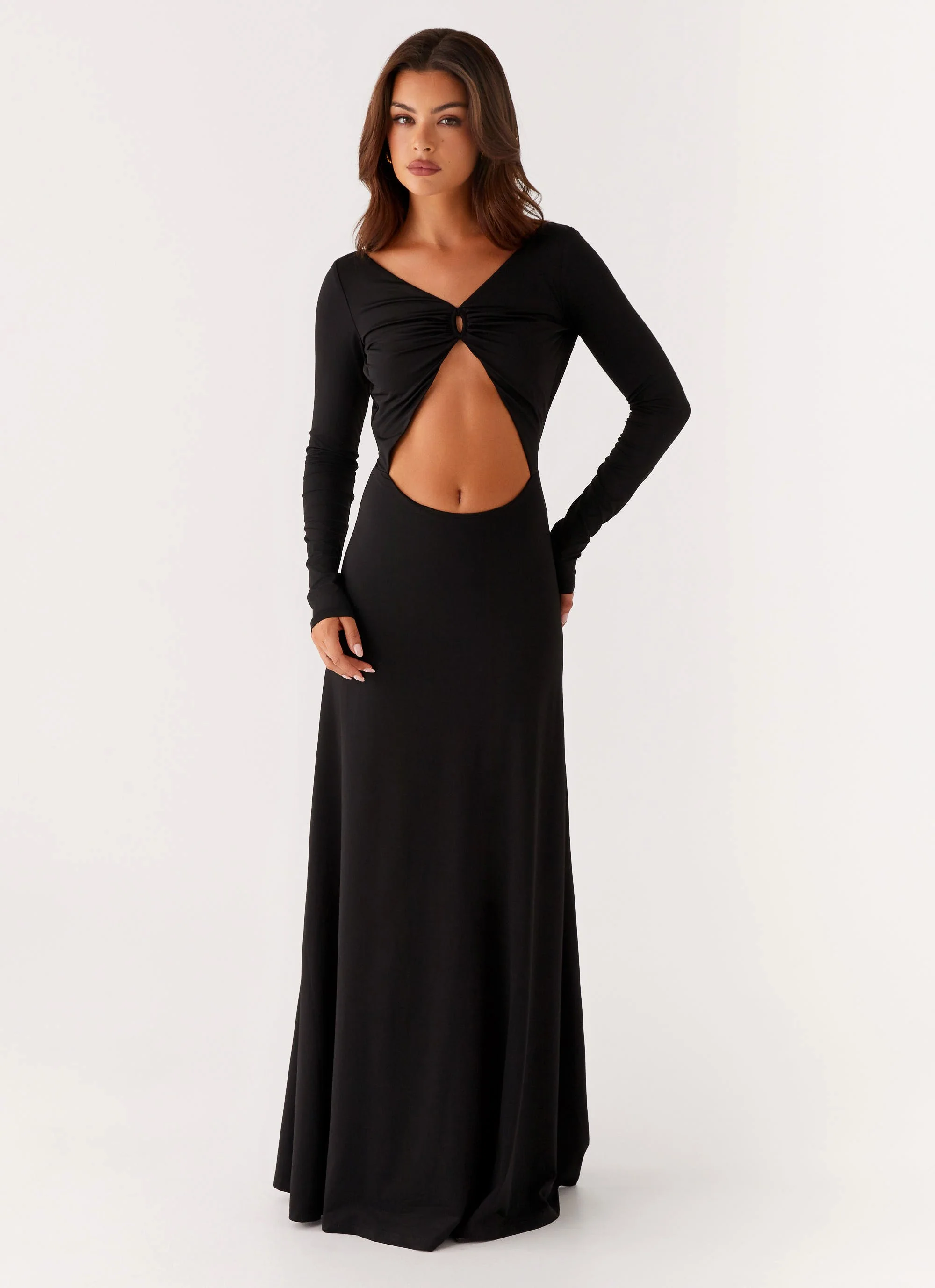 Peru Maxi Dress - Black - Image 2