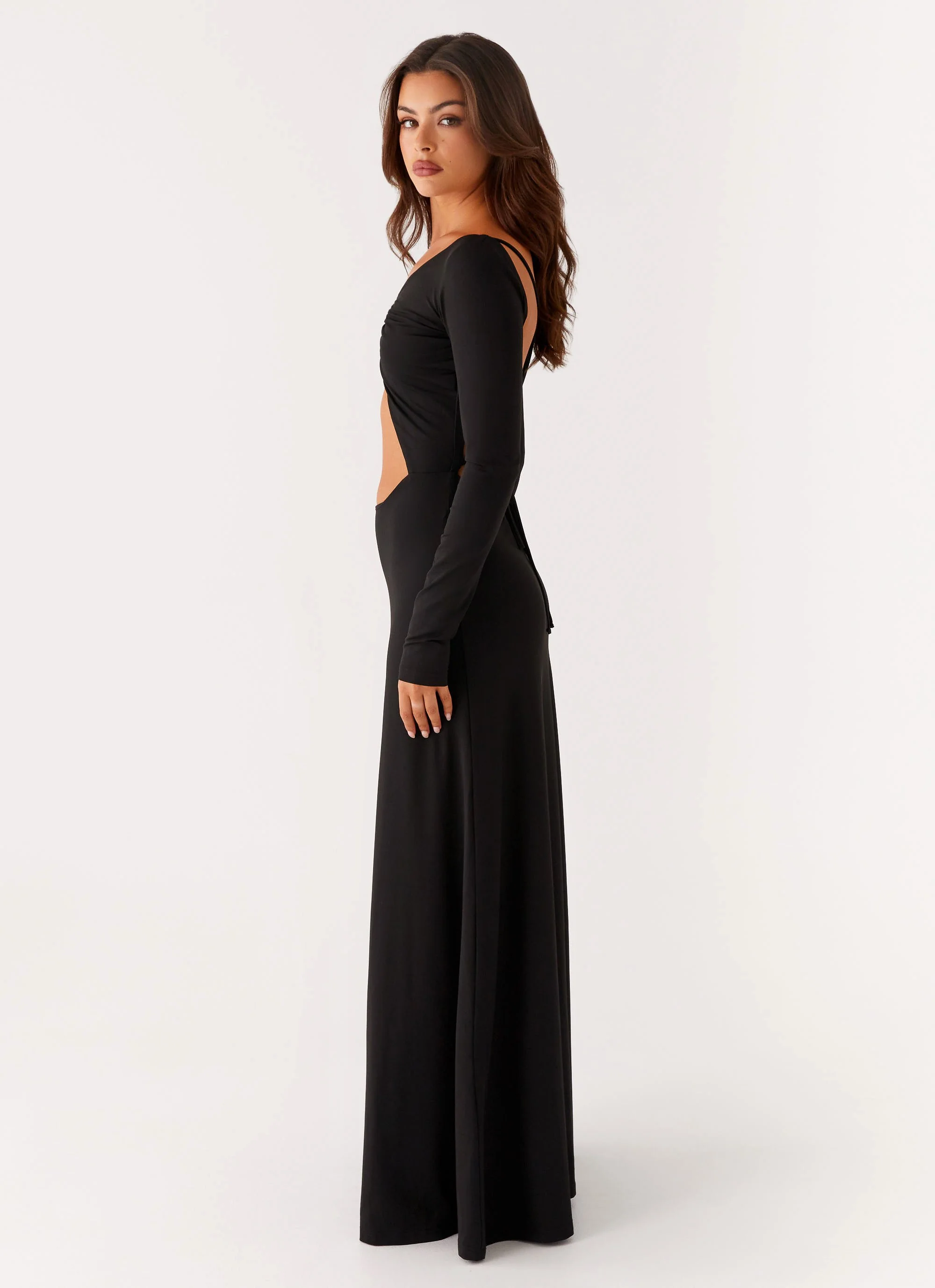 Peru Maxi Dress - Black - Image 3