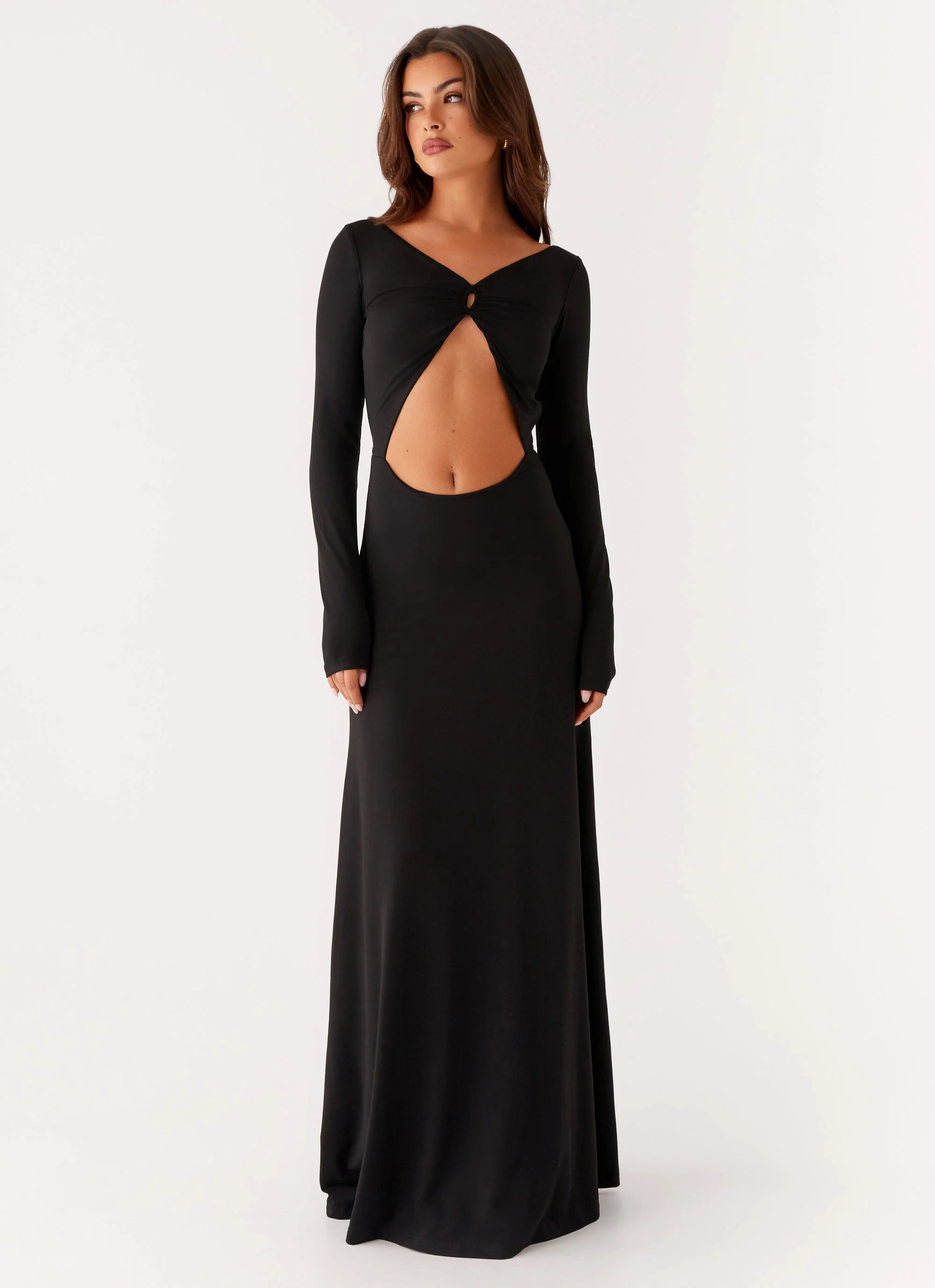 Peru Maxi Dress - Black - Image 5