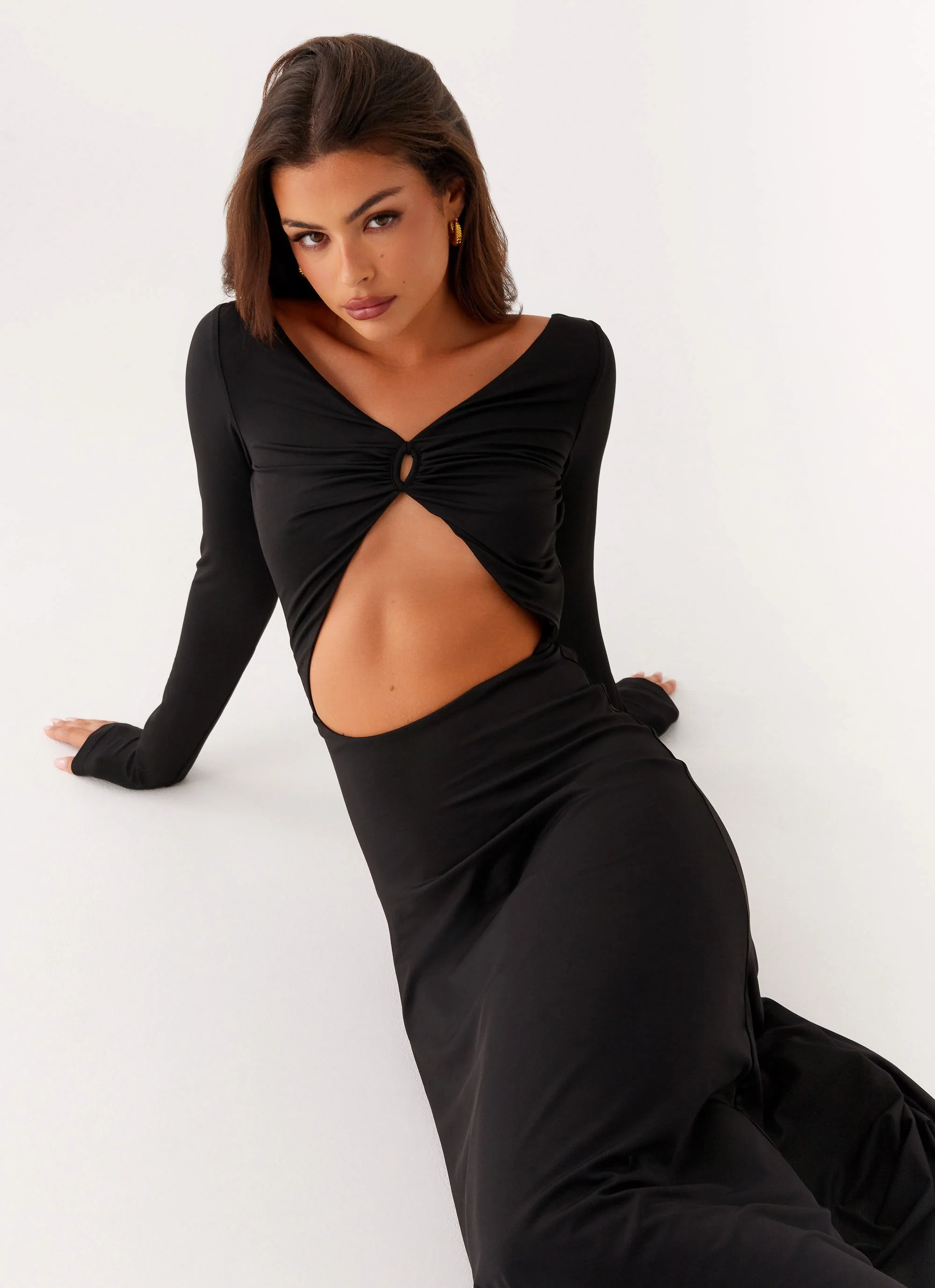 Peru Maxi Dress - Black - Image 6