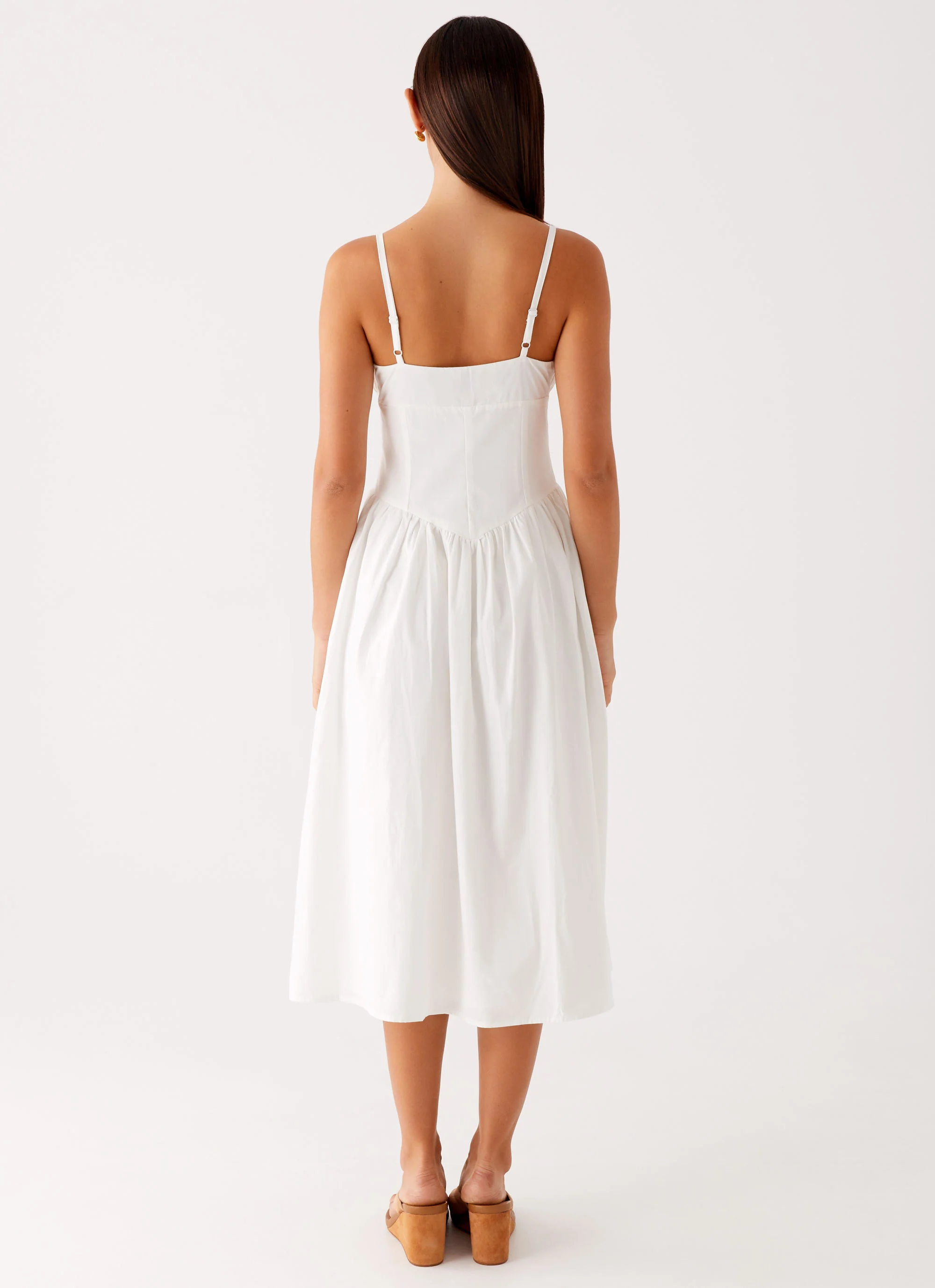 Phillipa Midi Dress - White - Image 4