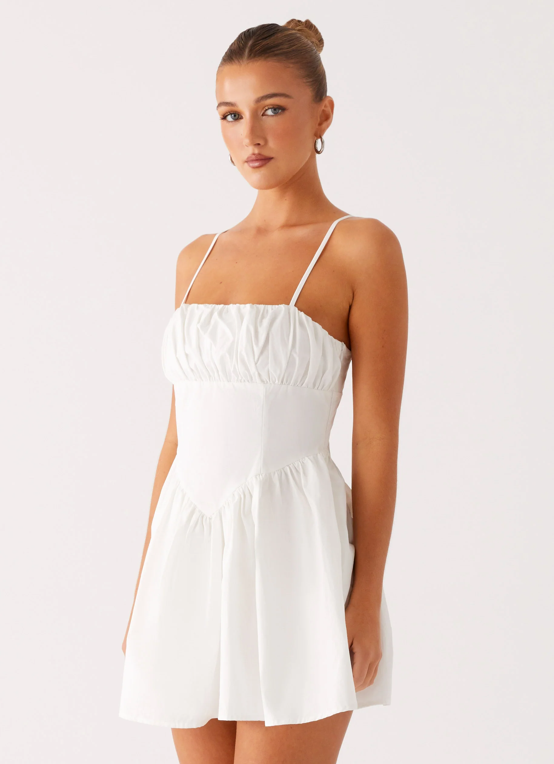 Phillipa Mini Dress - White - Image 3