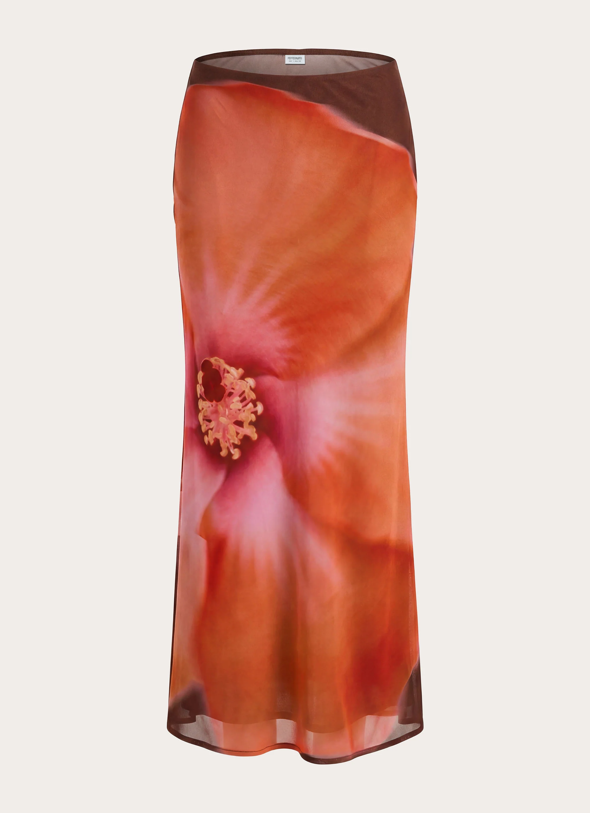 Plot Twist Maxi Skirt - Chocolate Blossom - Image 2