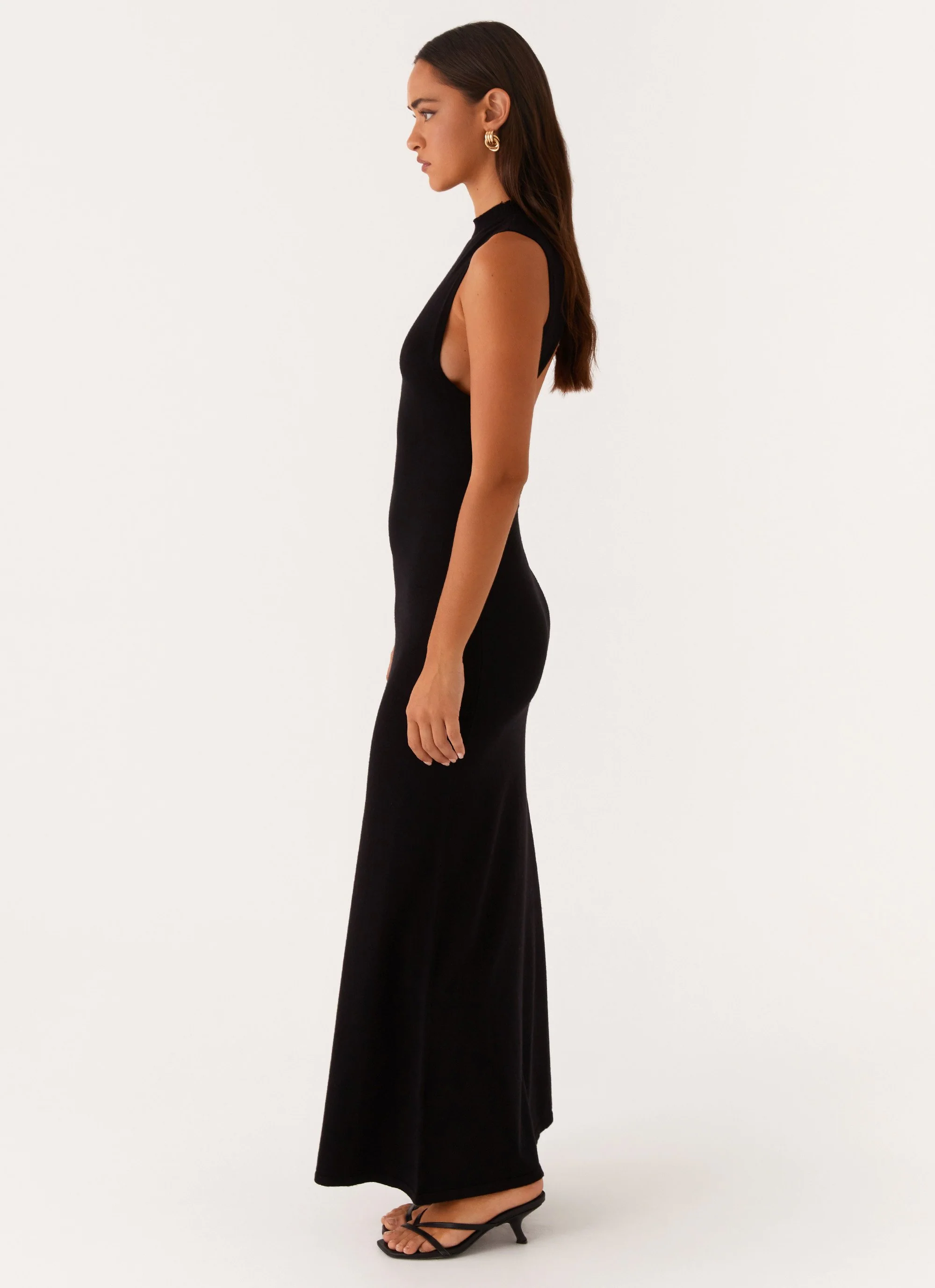 Prove It Knit Maxi Dress - Black - Image 3