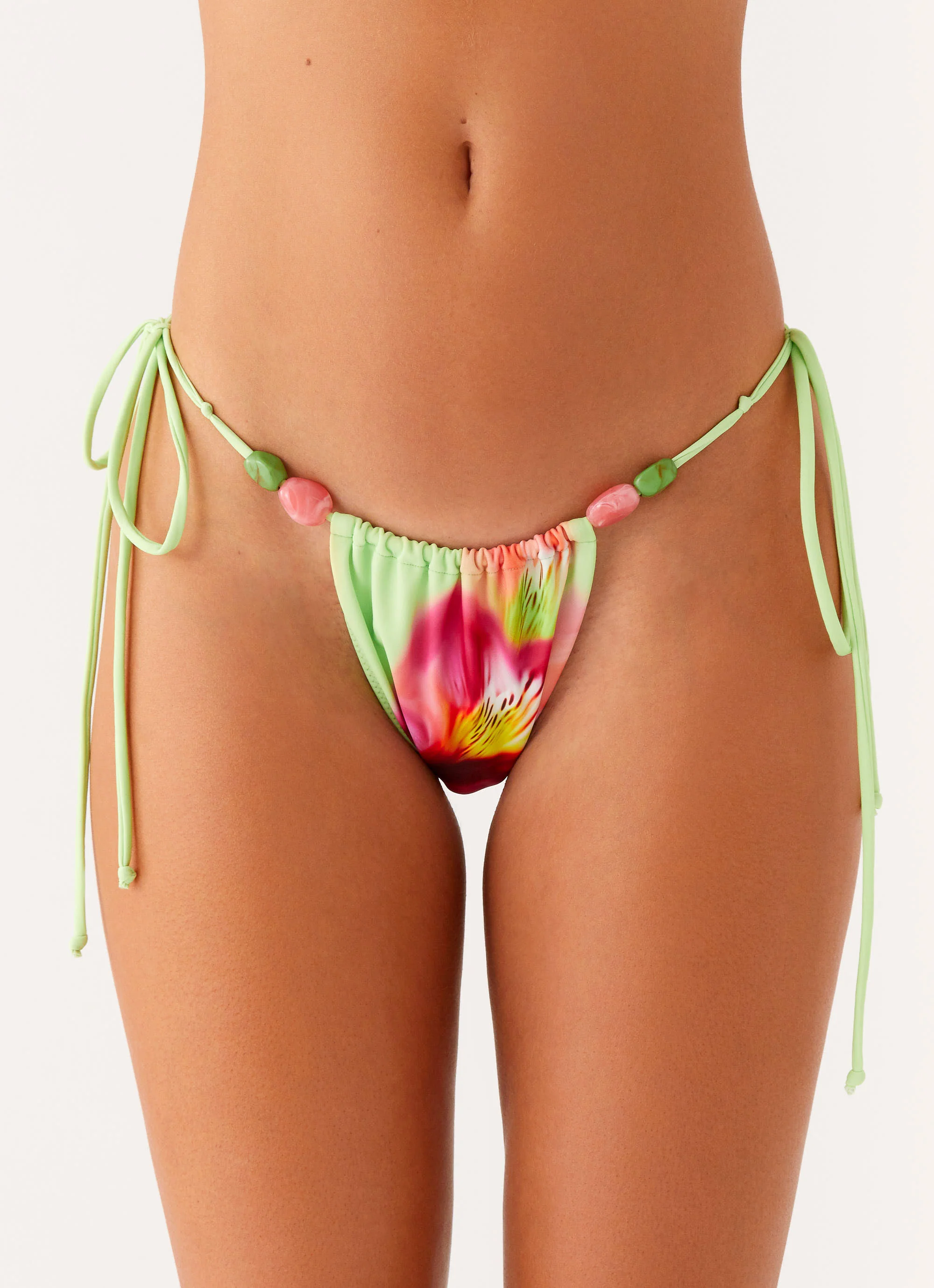 Rach Bikini Bottoms - Green Tropical - Image 2