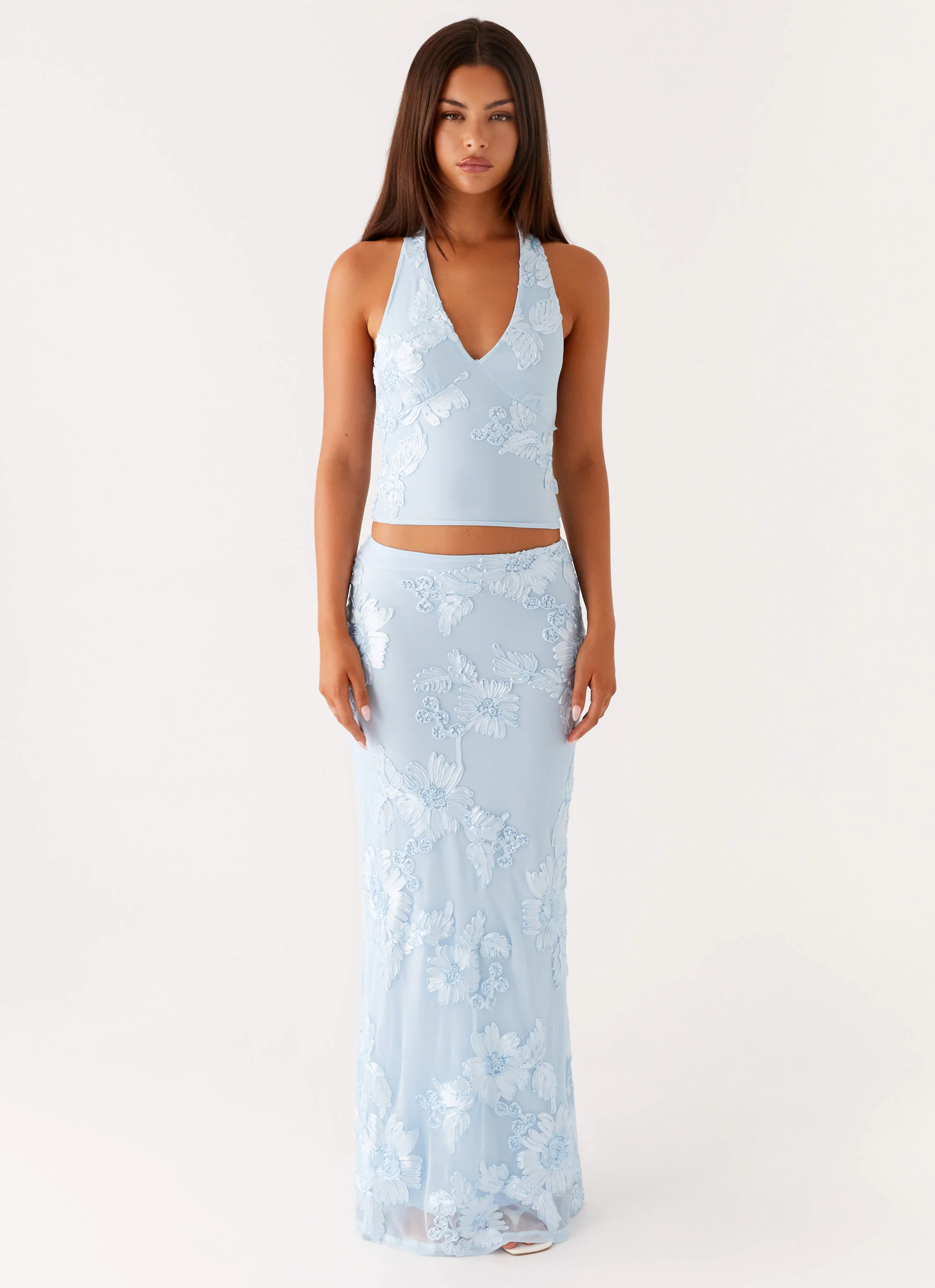 Radiate Halterneck Top - Blue - Image 2