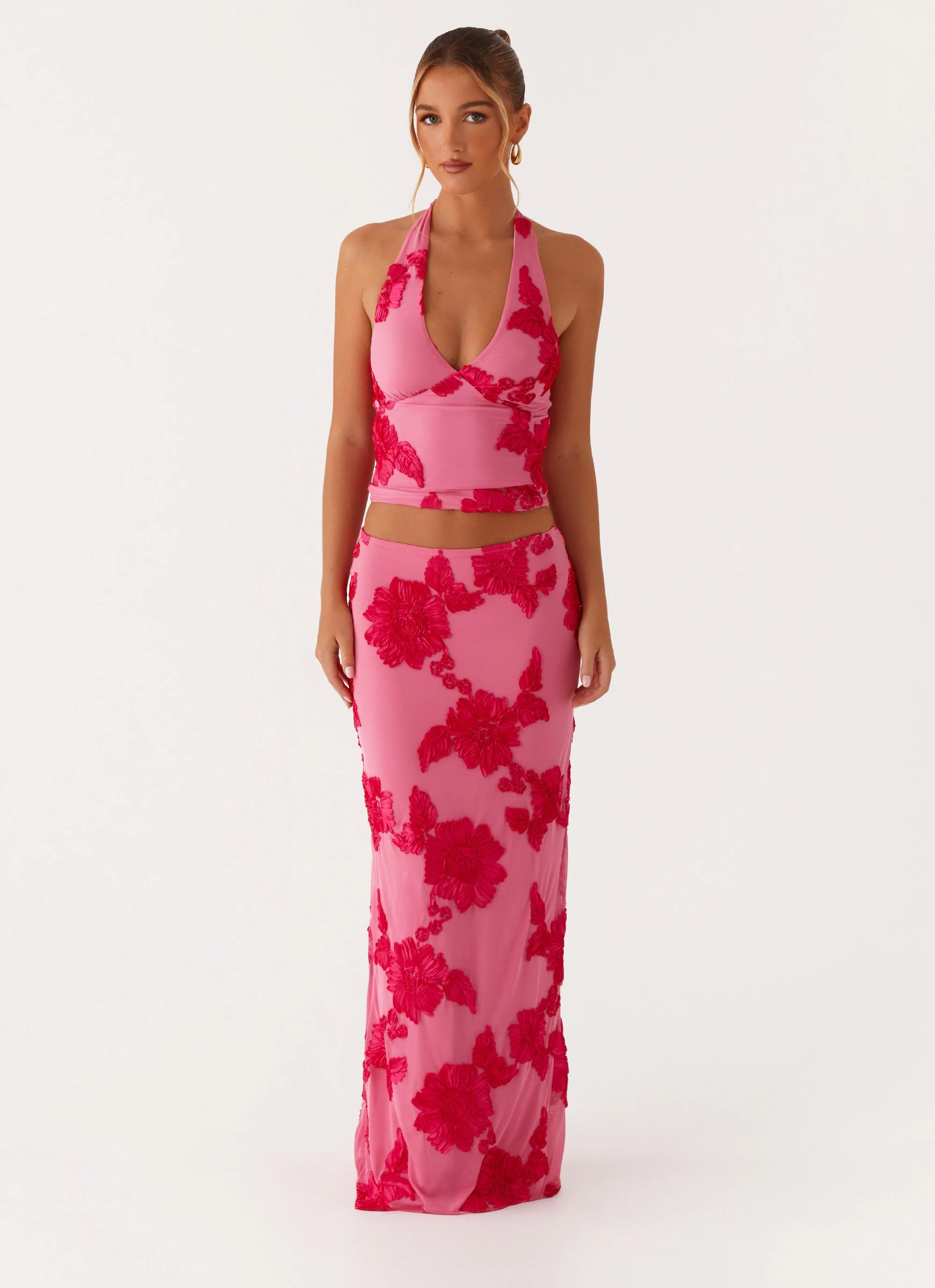 Radiate Halterneck Top - Pink - Image 4