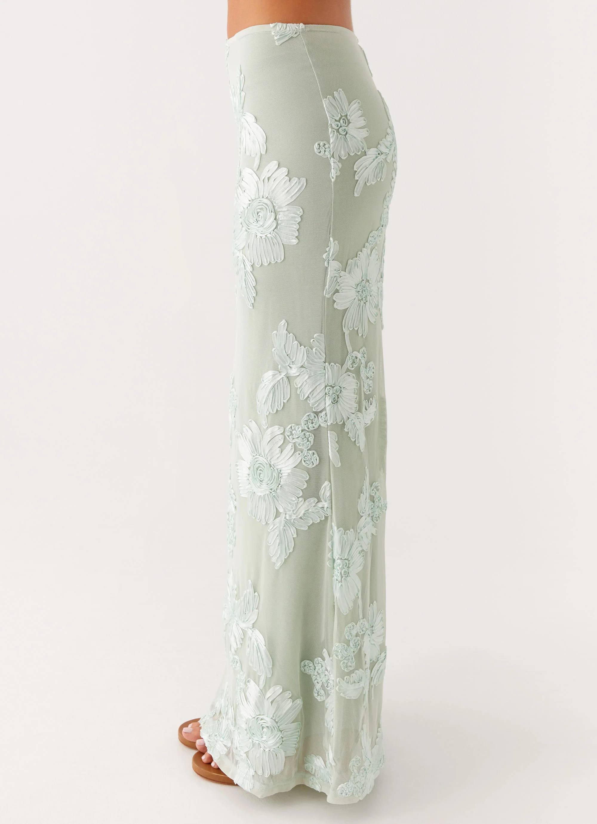 Radiate Maxi Skirt - Sage - Image 2