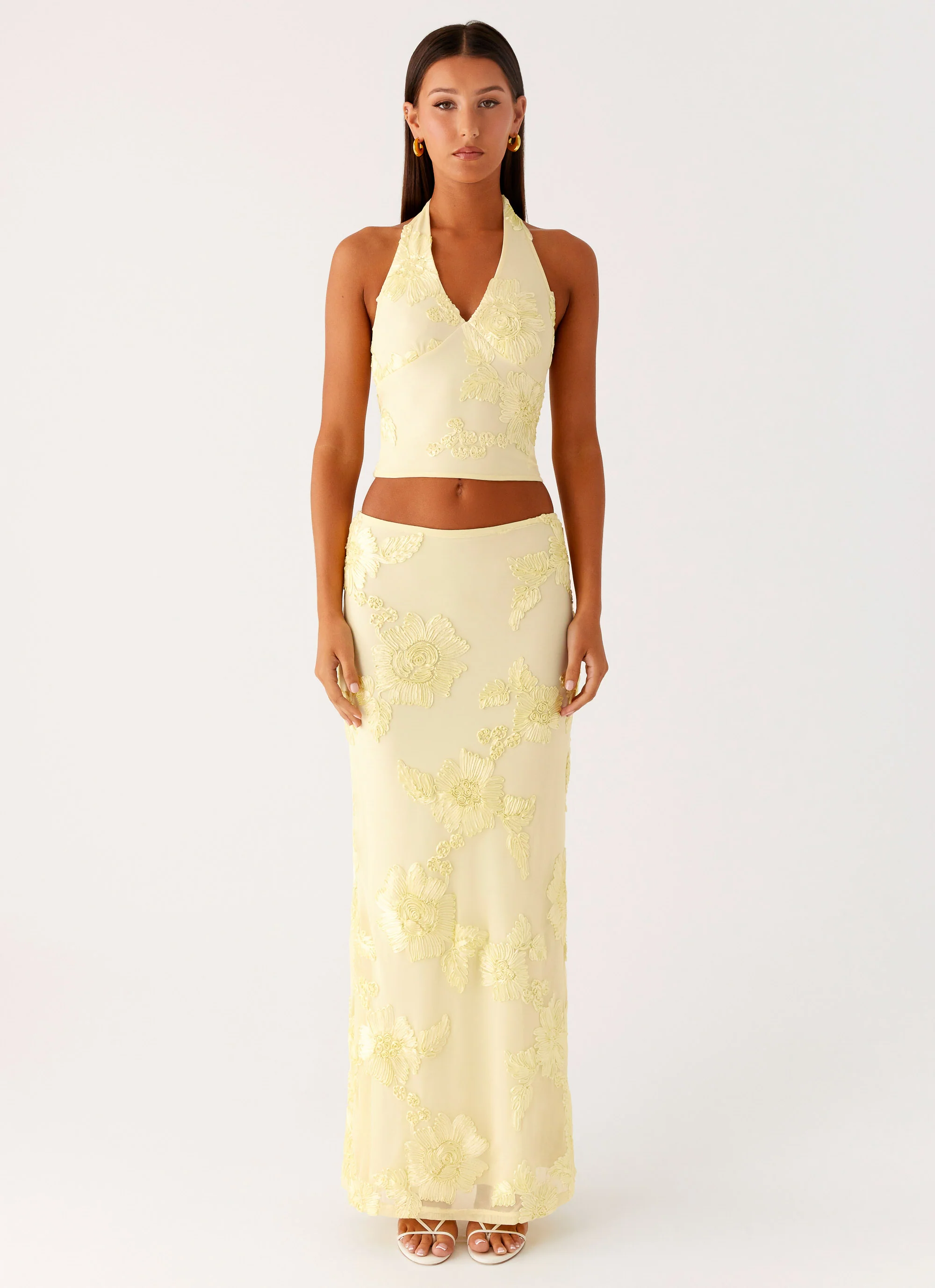 Radiate Maxi Skirt - Yellow - Image 2