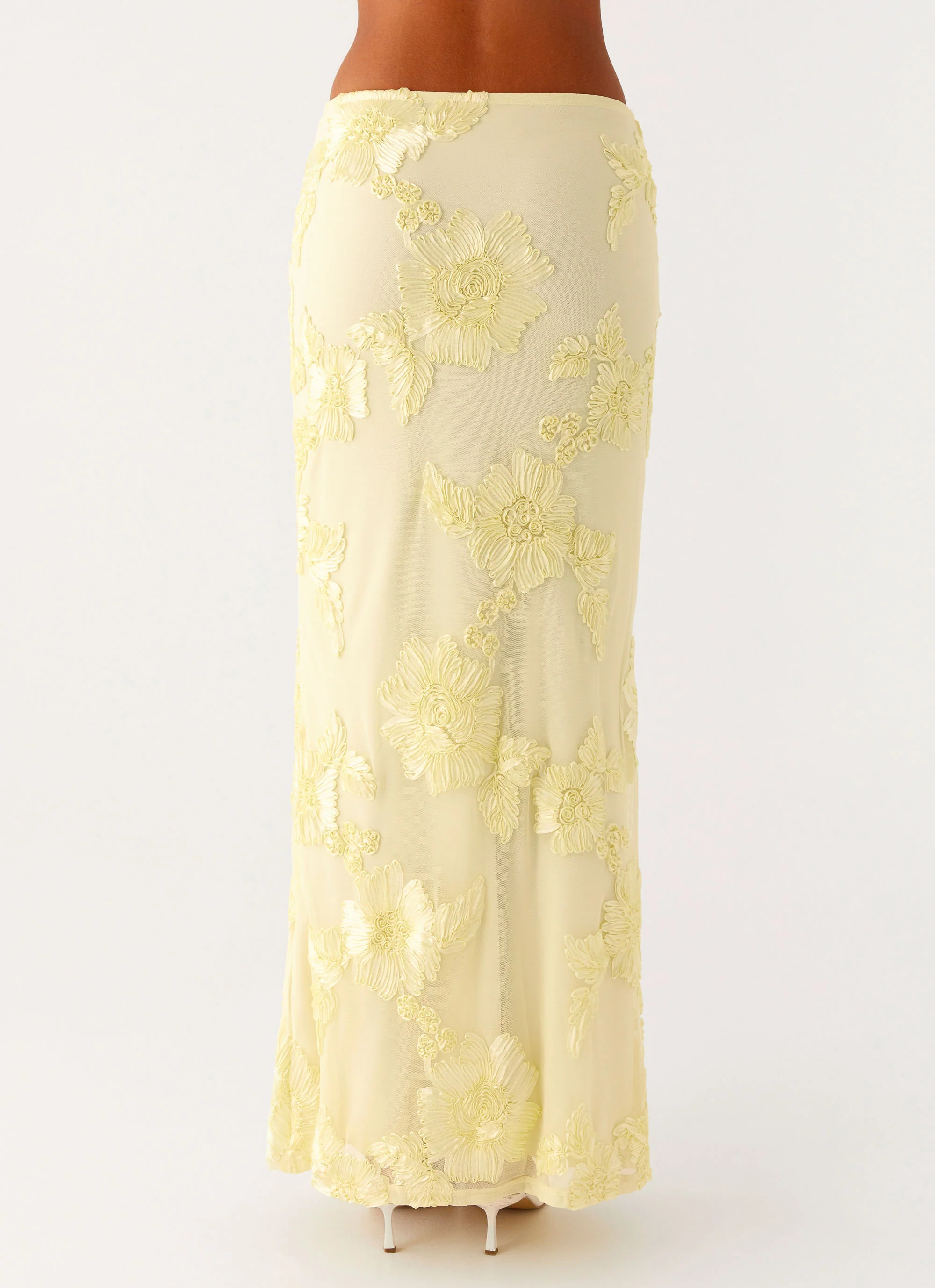 Radiate Maxi Skirt - Yellow - Image 4