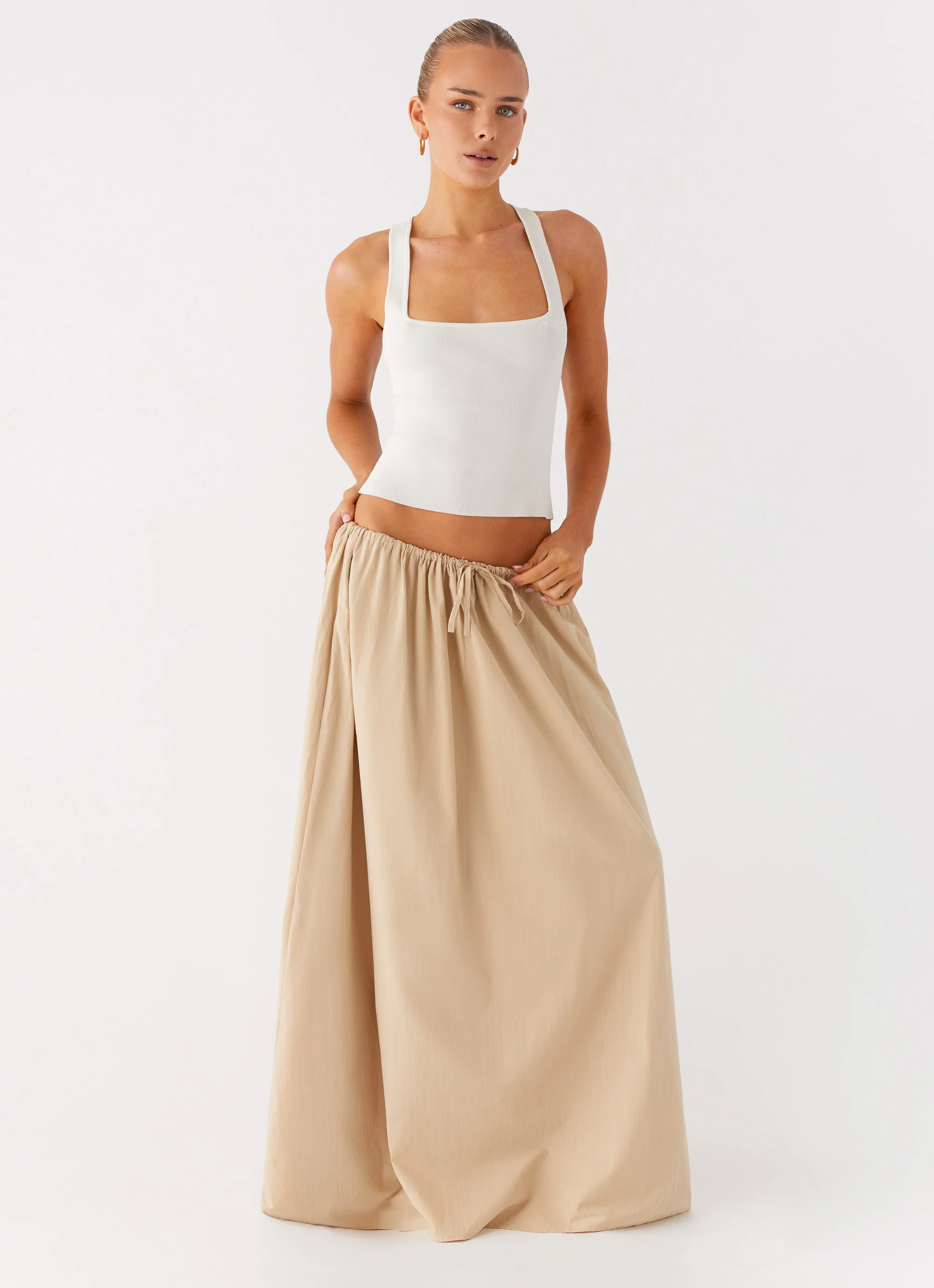 Randy Maxi Skirt - Tan - Image 5