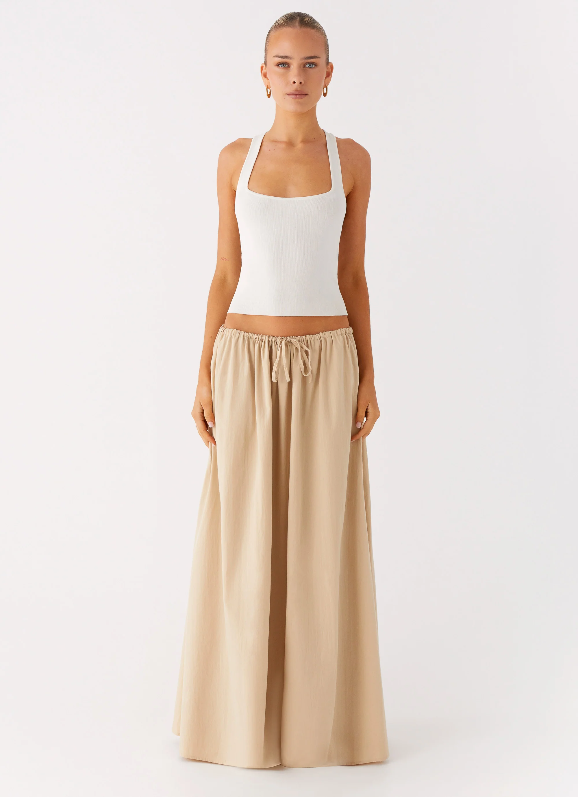 Randy Maxi Skirt - Tan - Image 6