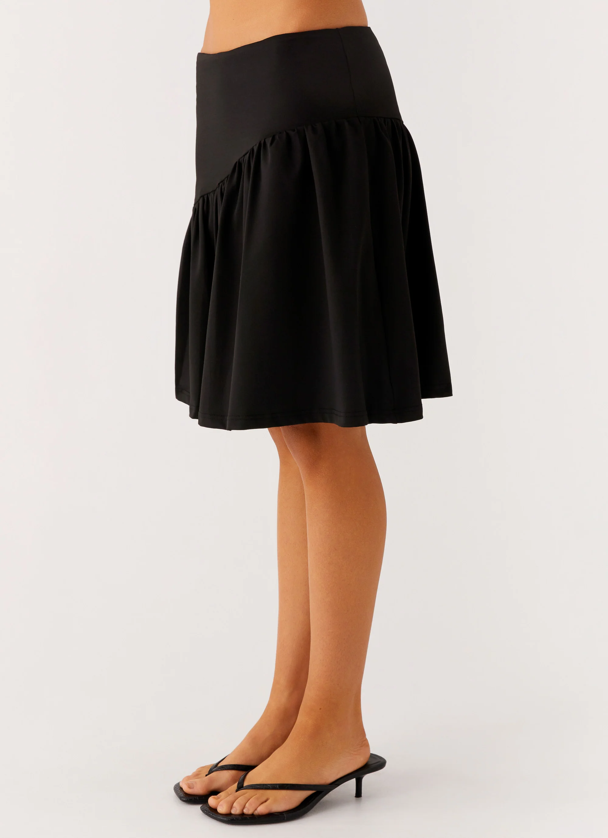 Rayna Midi Skirt - Black - Image 2