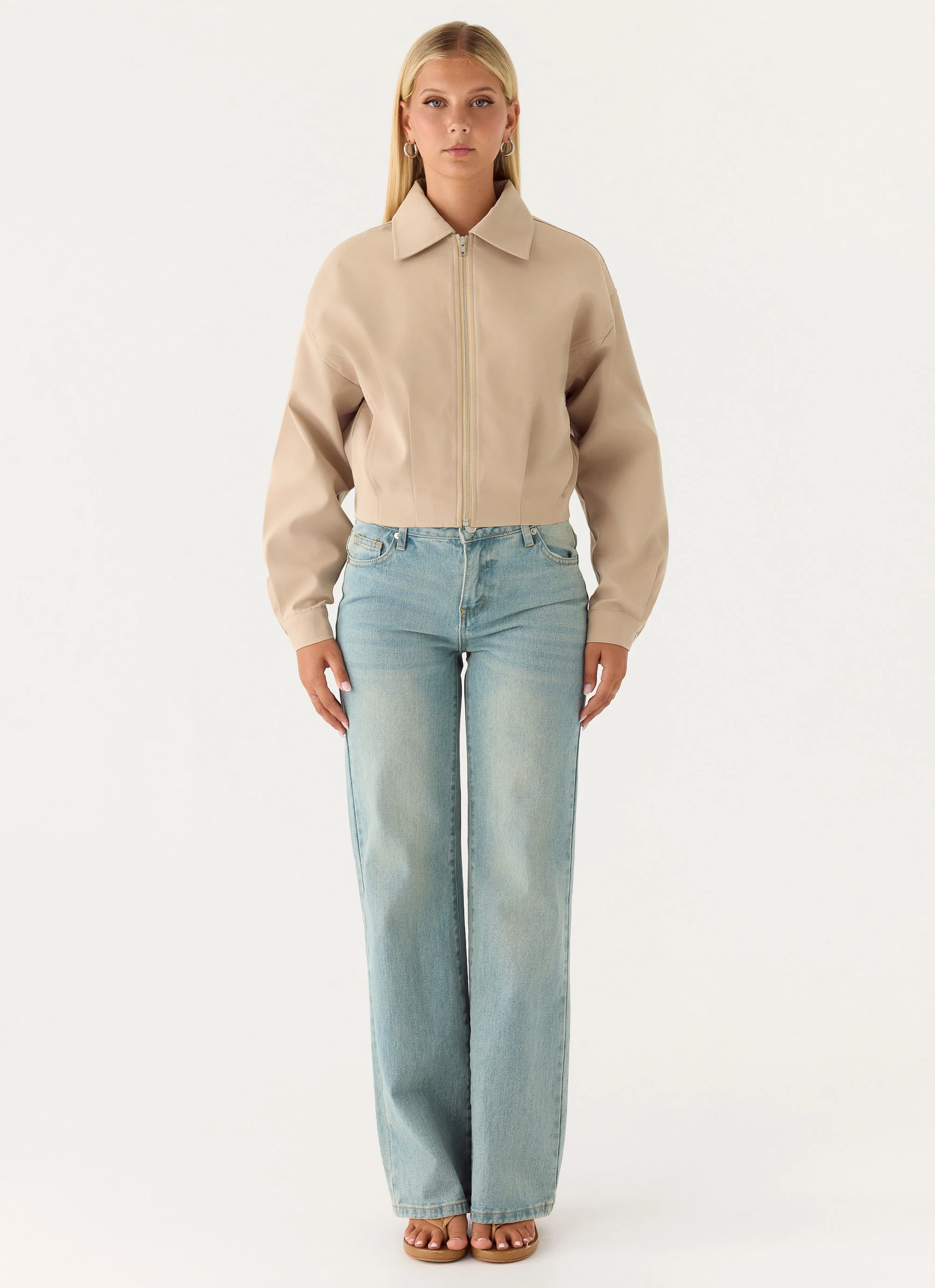 Ready To Go Jacket - Beige - Image 3