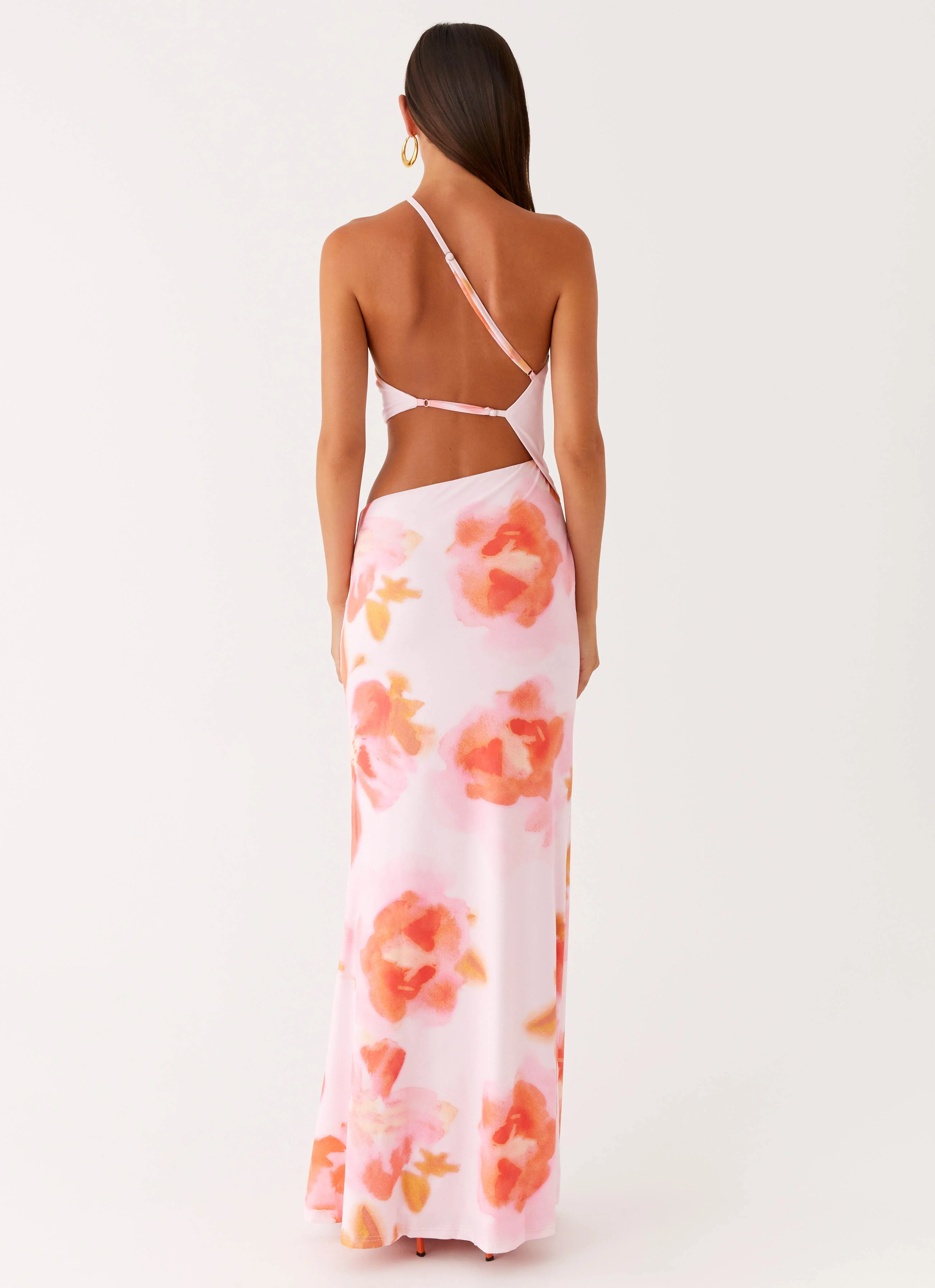 Riano Cut Out Maxi Dress - Blushing Blossom - Image 2
