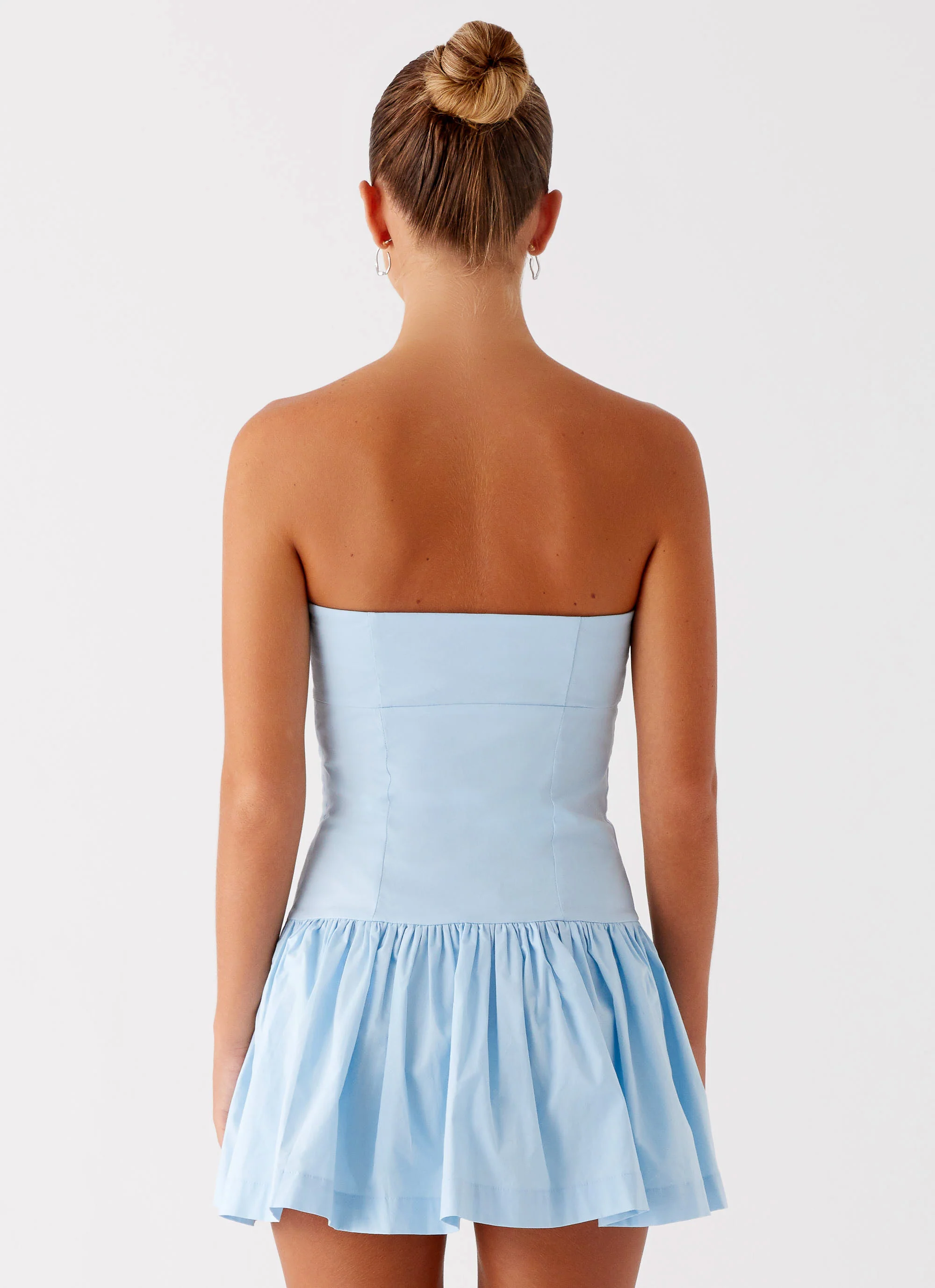 Riviera Mini Dress - Blue - Image 4