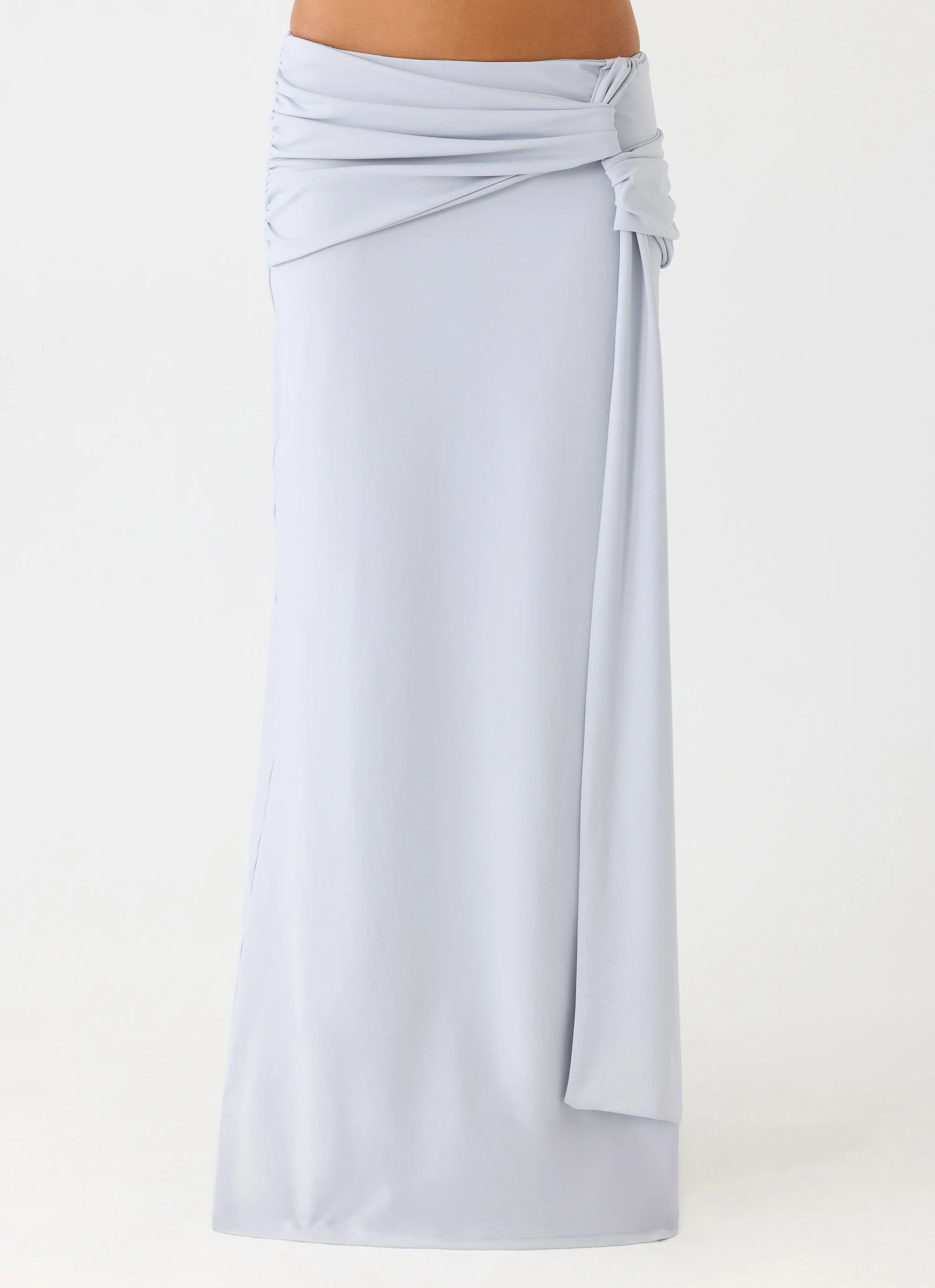 Romana Maxi Skirt - Misty Blue - Image 2