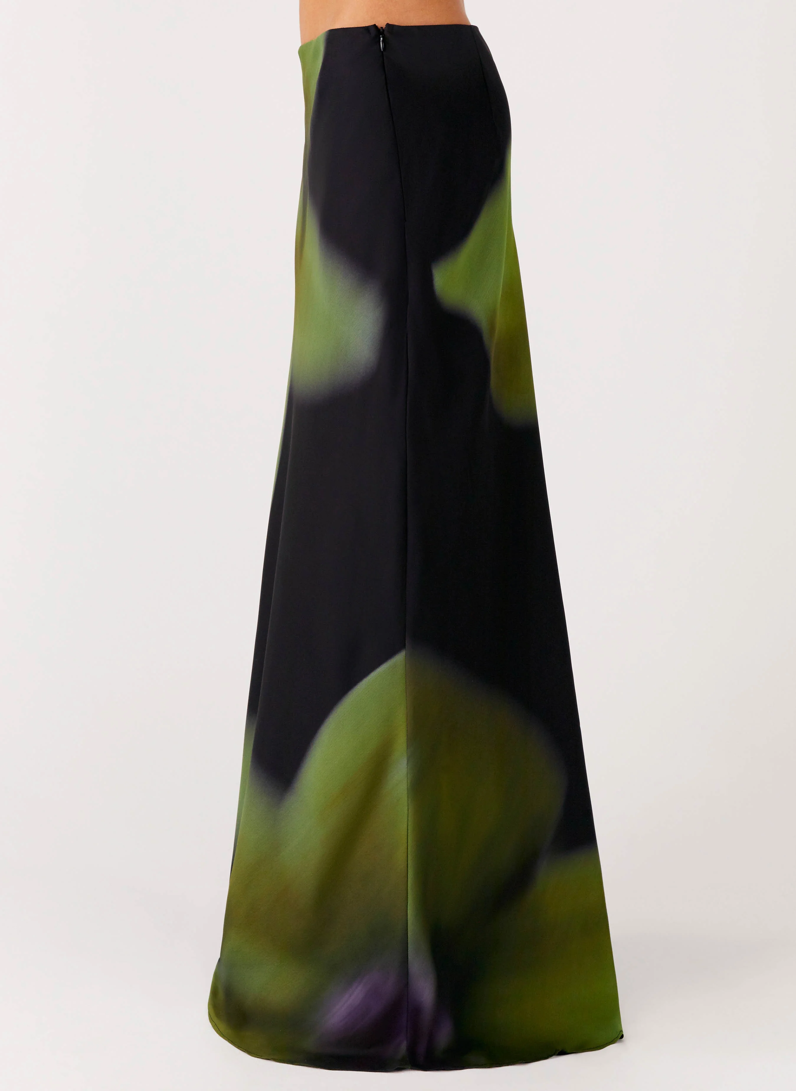 Rosetta Maxi Skirt - Lime Flower - Image 6
