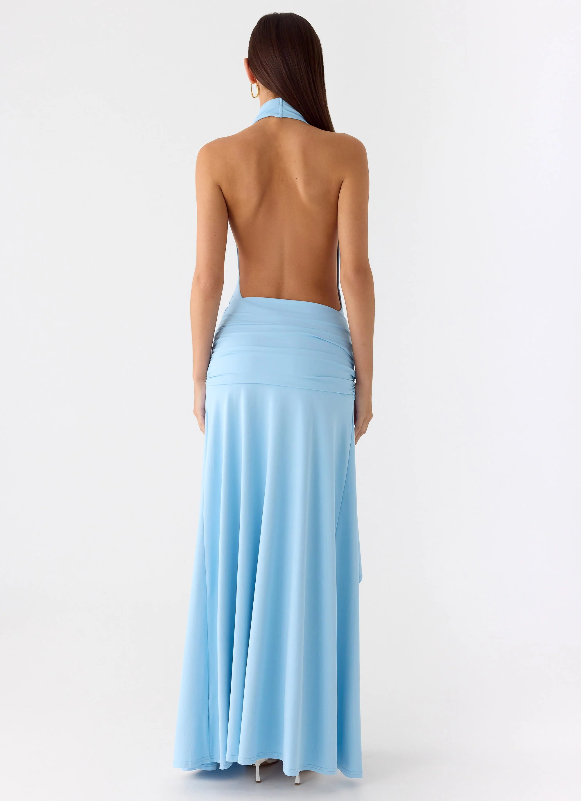 Rowan Ray Cowl Maxi Dress - Blue - Image 3