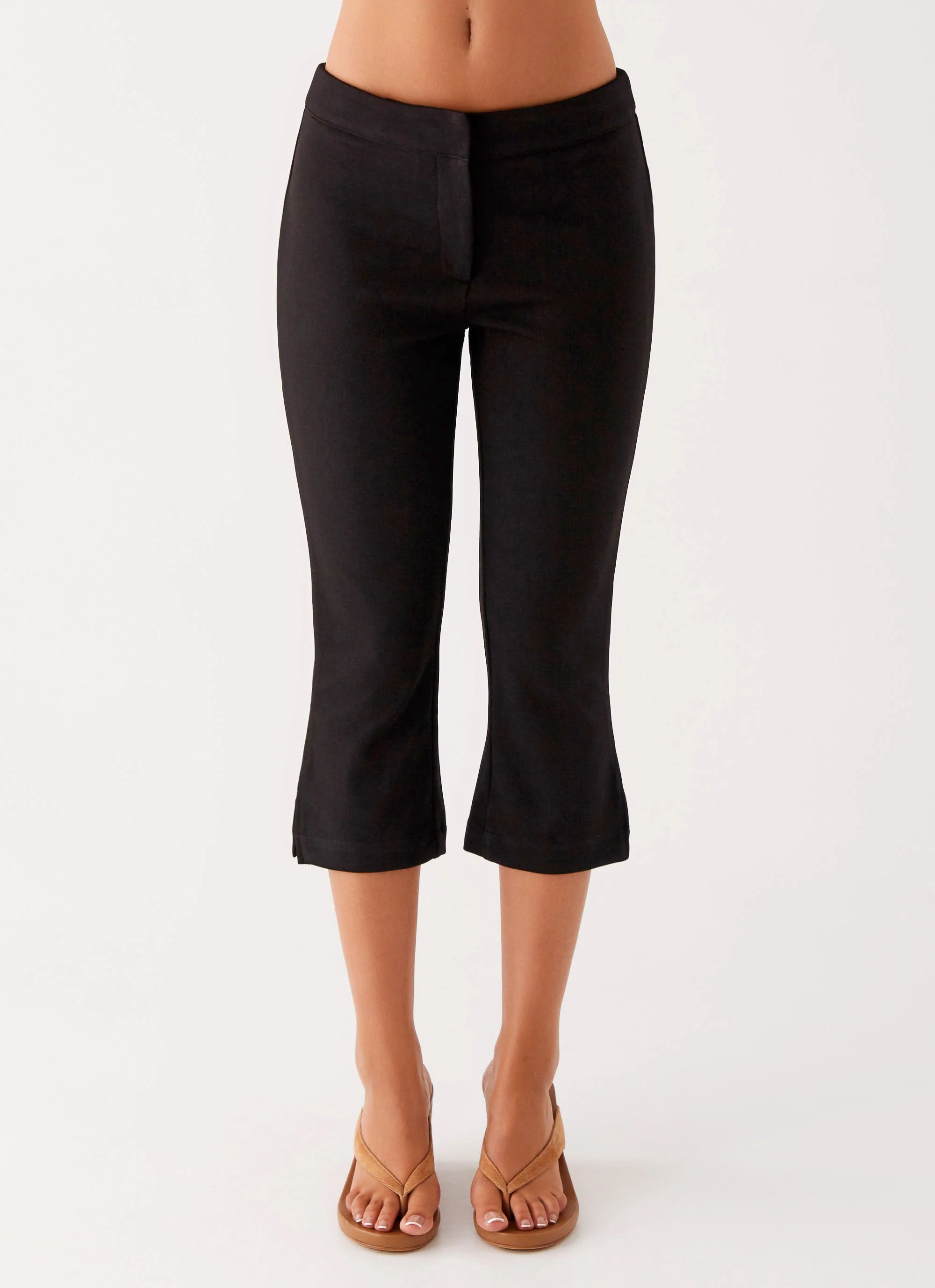 Rue Capri Pants - Black - Image 4