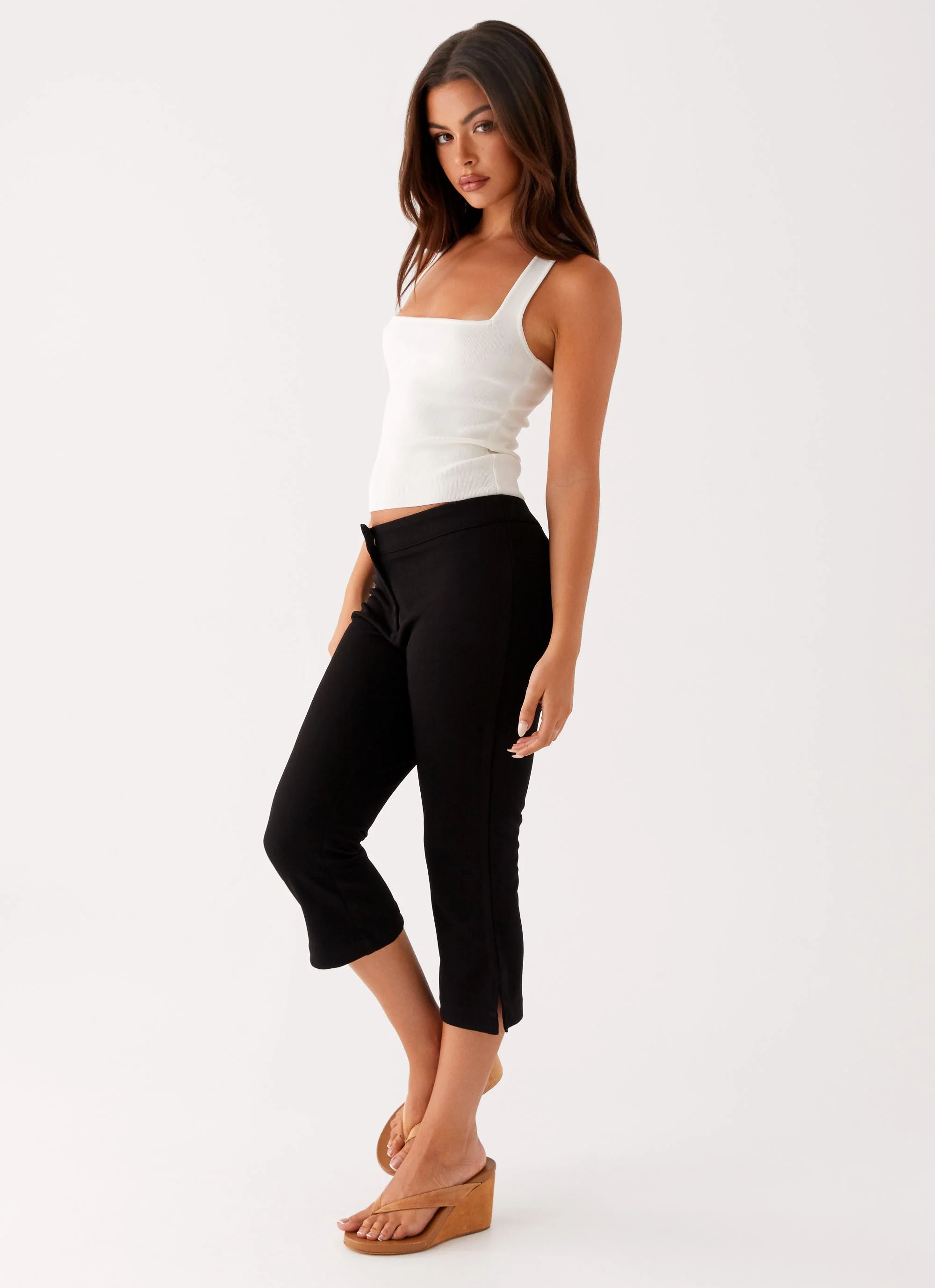 Rue Capri Pants - Black - Image 6