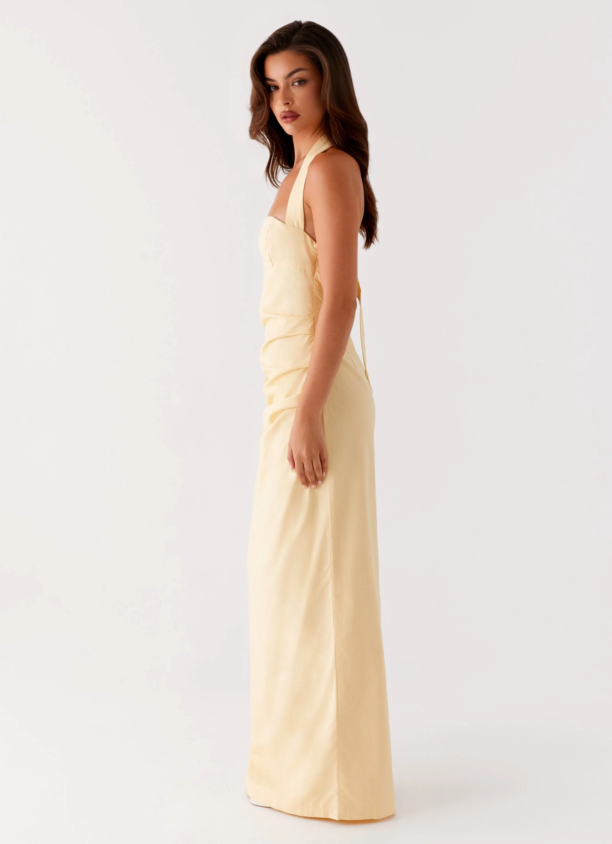 Rumour Has it Maxi Dress - Yellow - Image 3