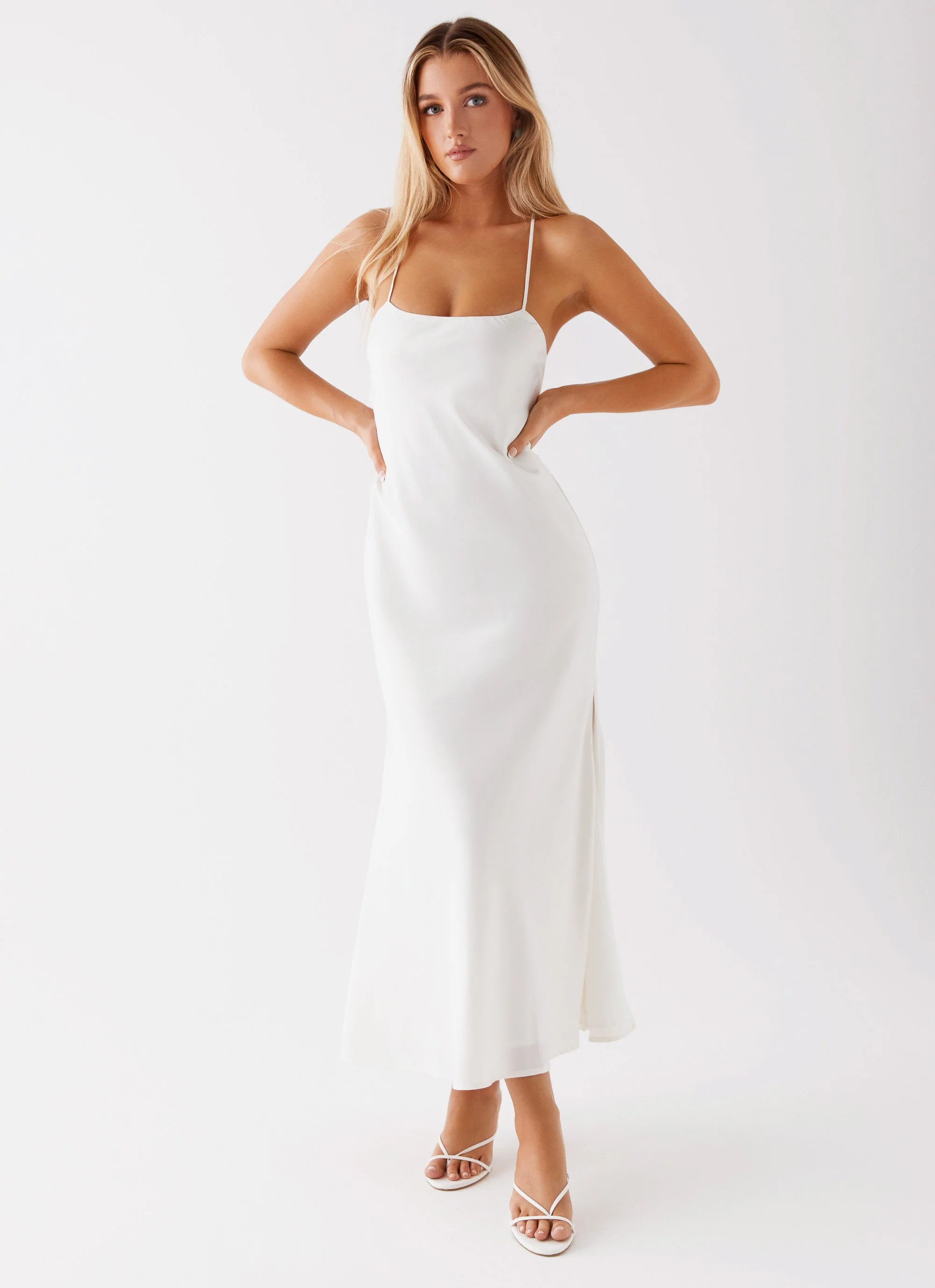 Runway Royalty Maxi Dress - White - Image 3