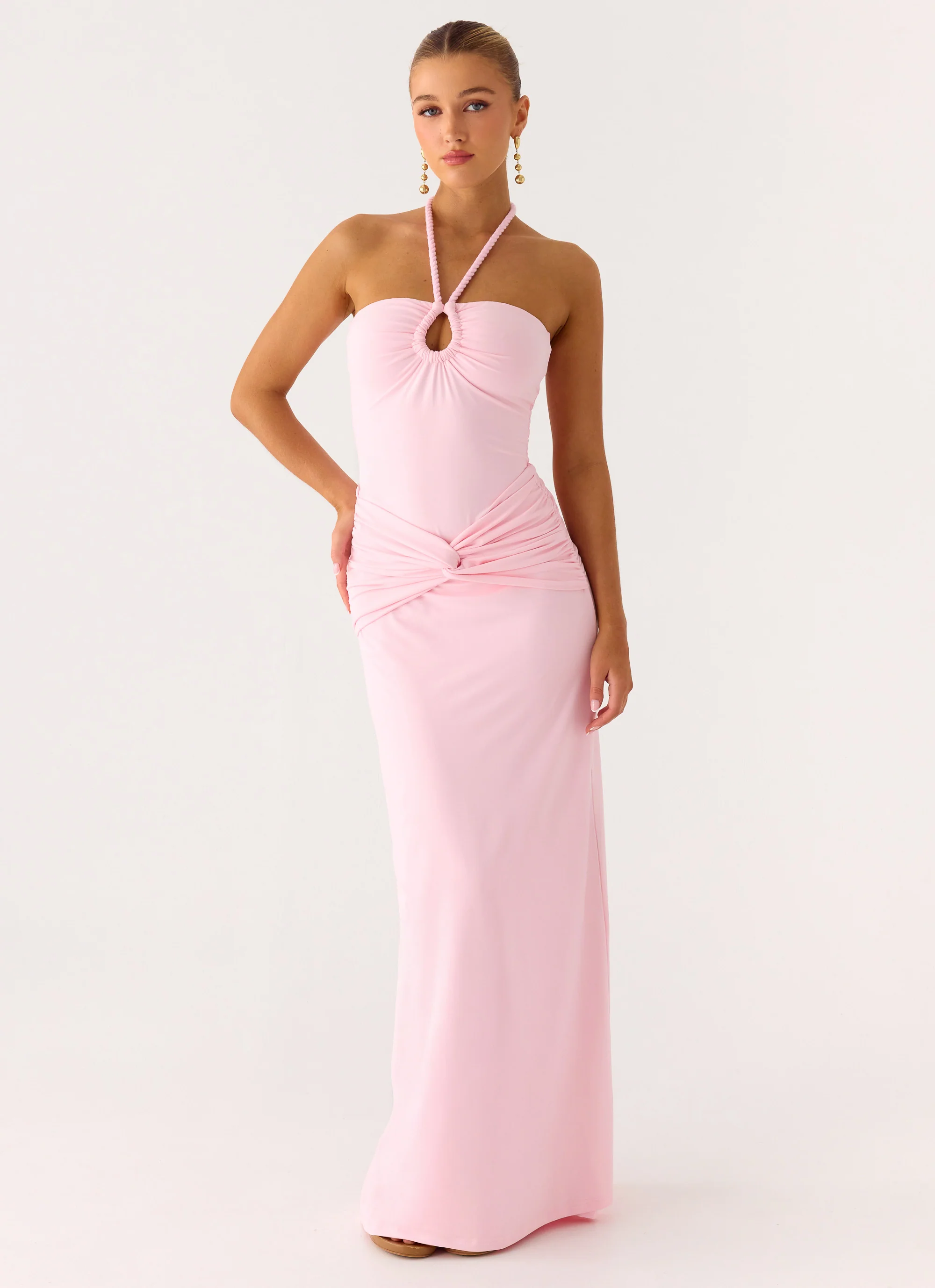 Sacred Maxi Dress - Pale Pink - Image 2