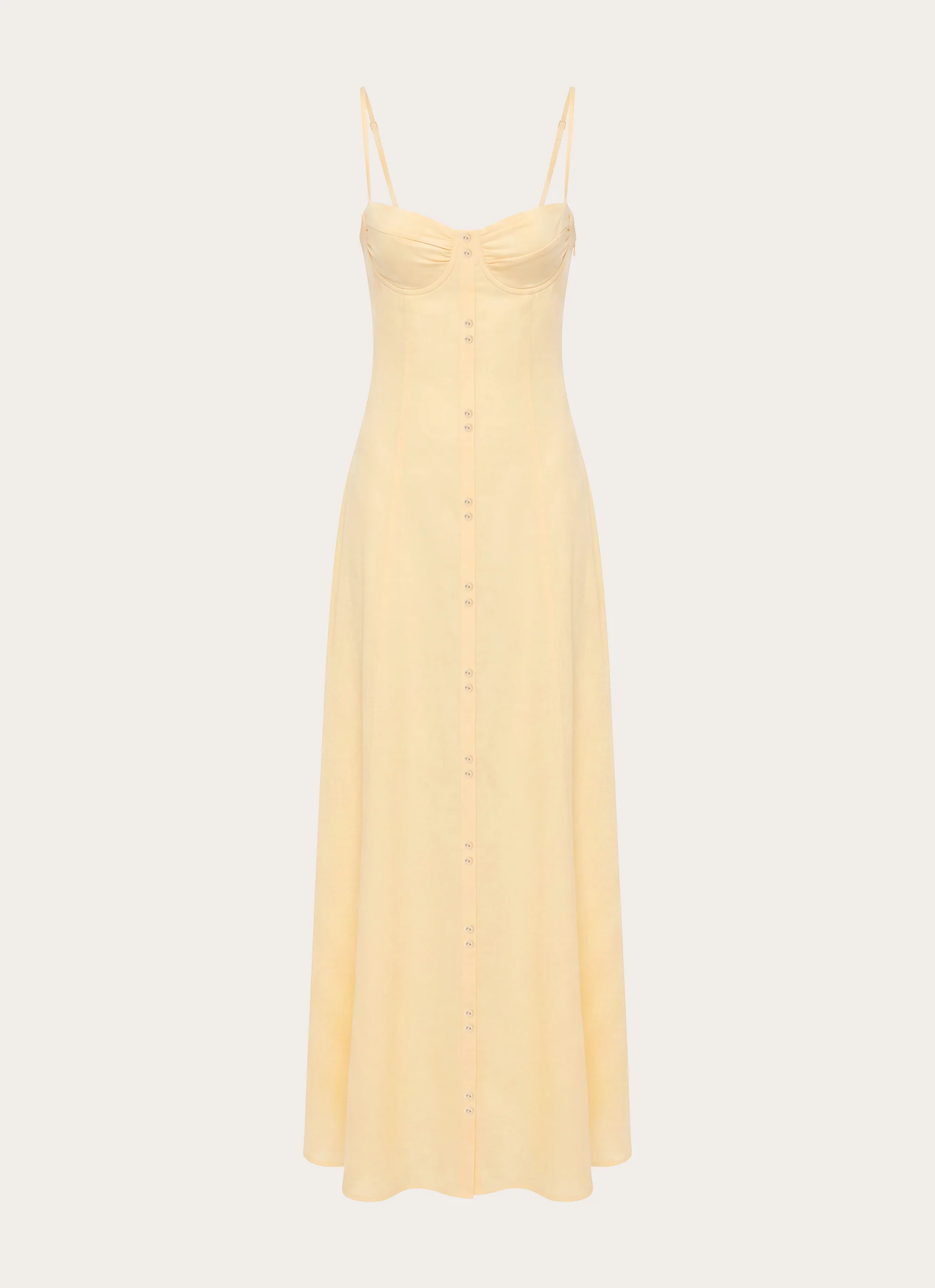 Samah Maxi Dress - Lemon - Image 2