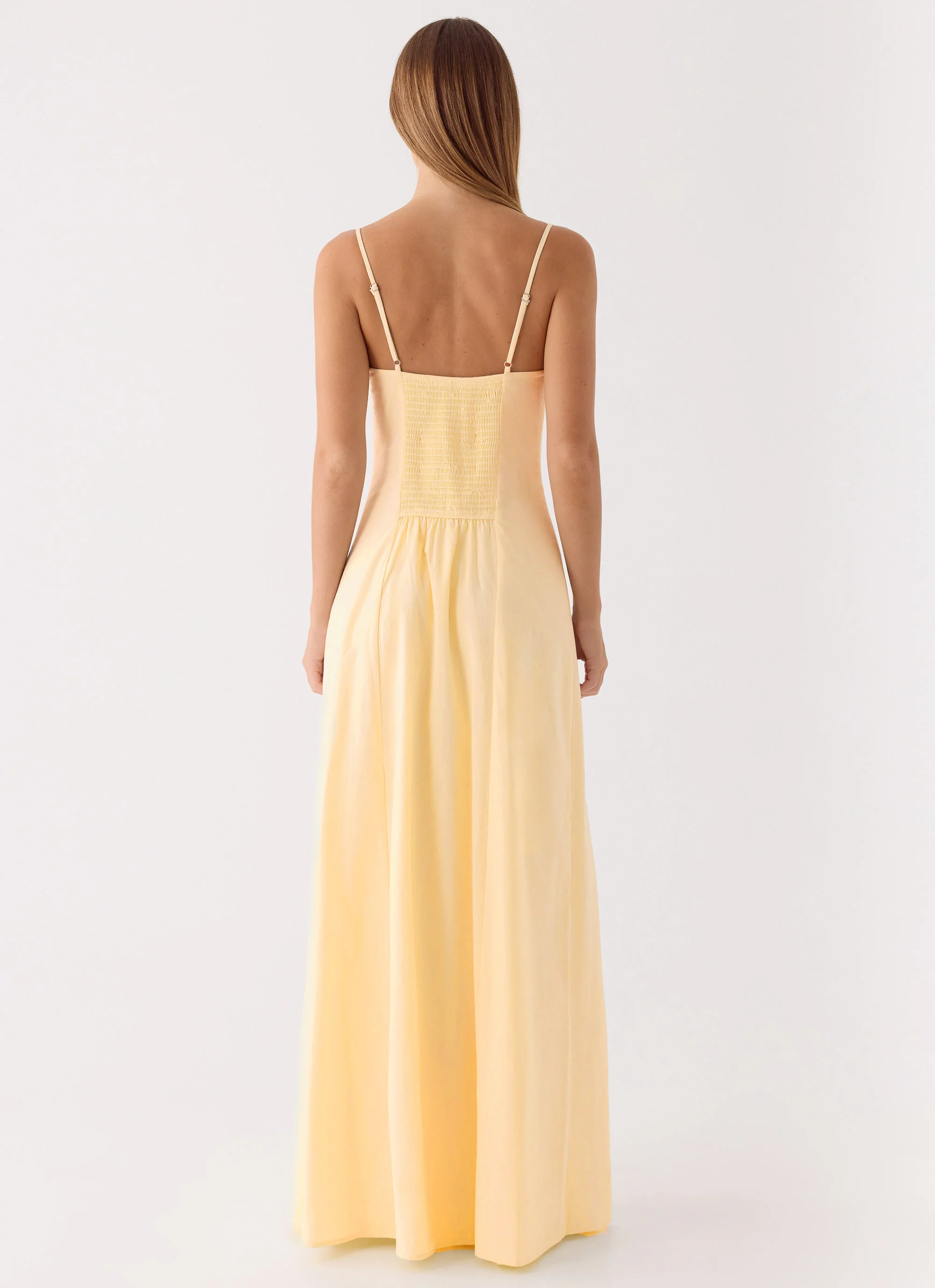 Samah Maxi Dress - Lemon - Image 4