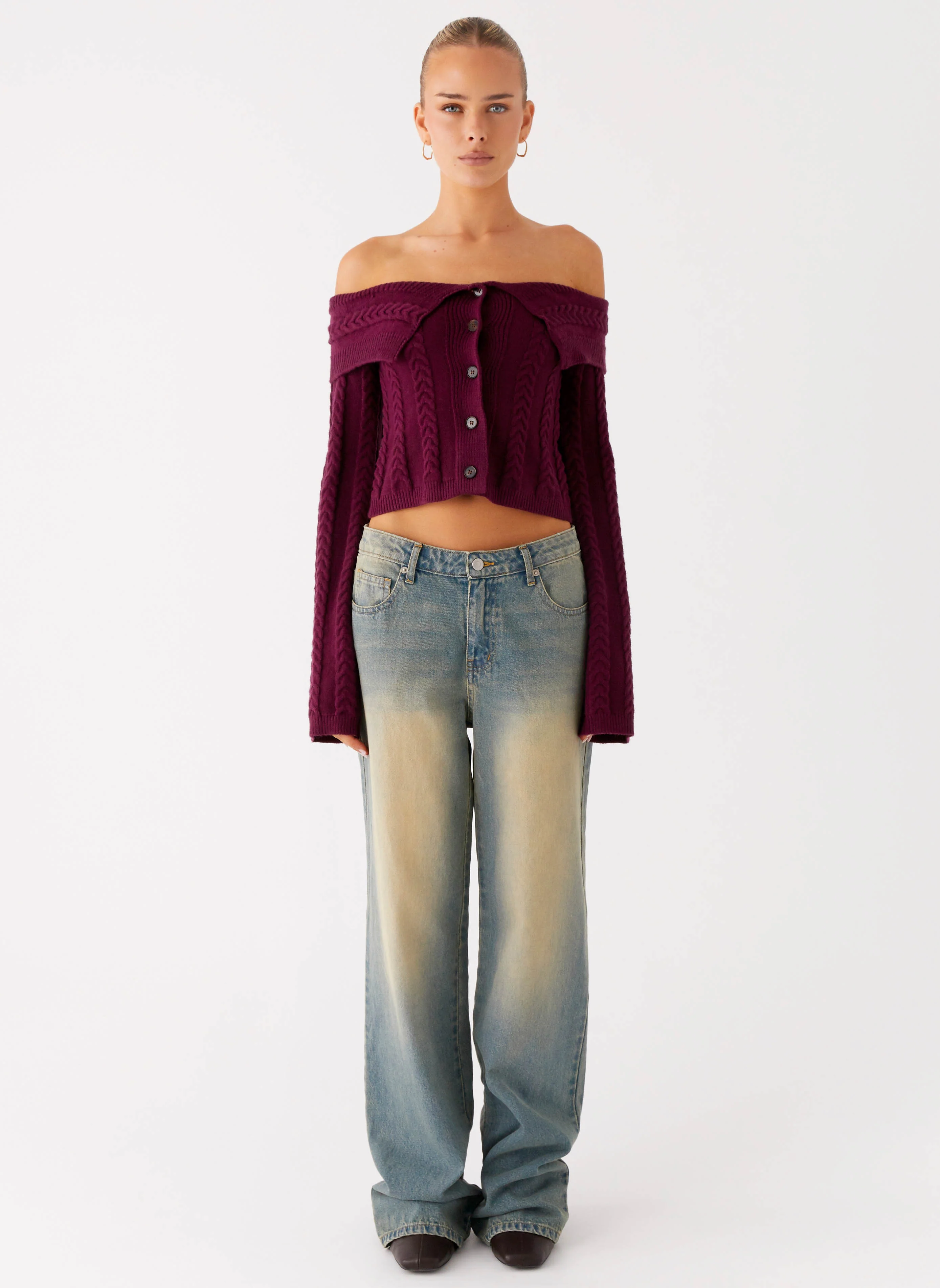 San Diego Straight Leg Denim Jeans - Blue Wash - Image 2