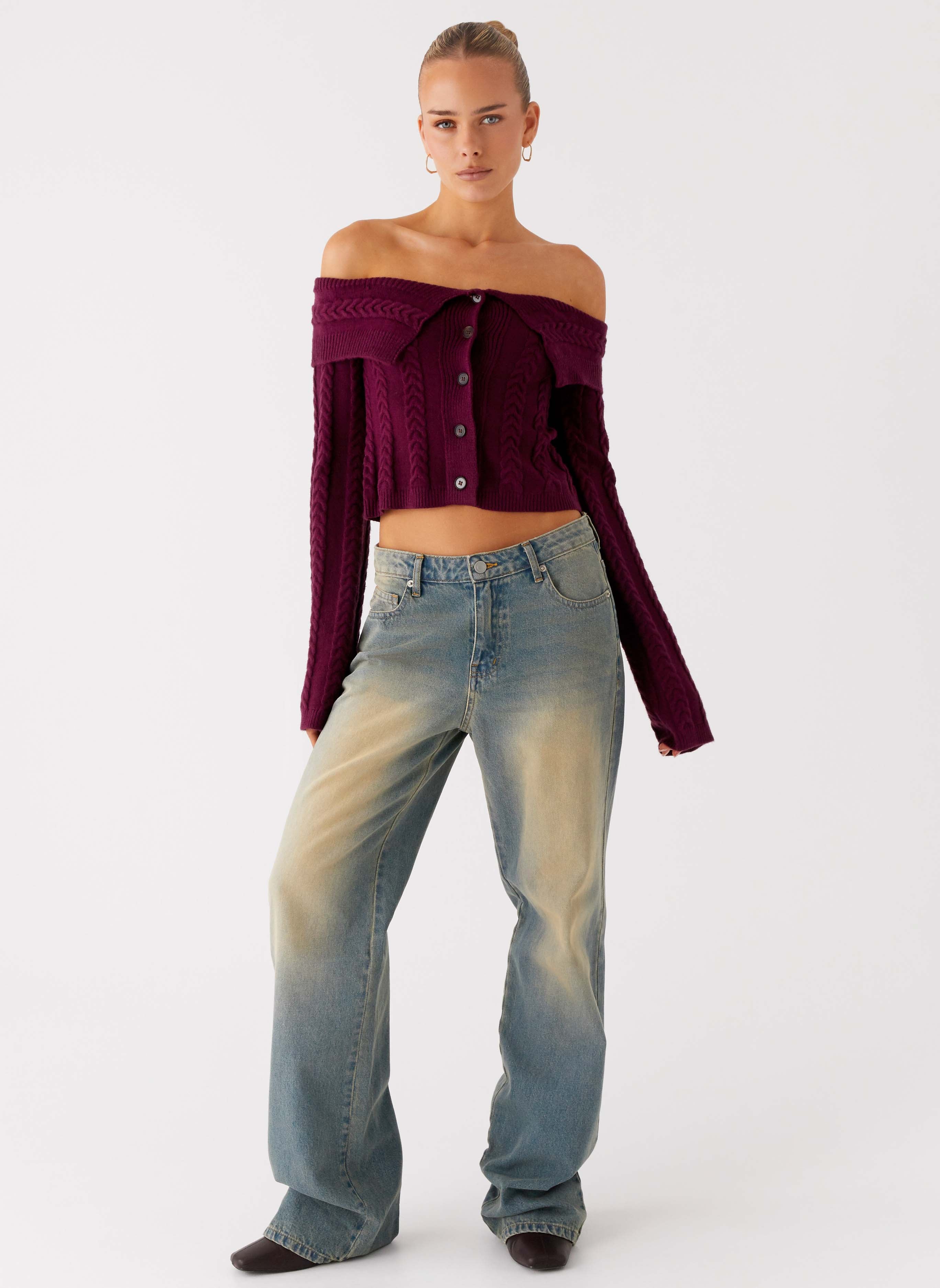 San Diego Straight Leg Denim Jeans - Blue Wash - Image 6