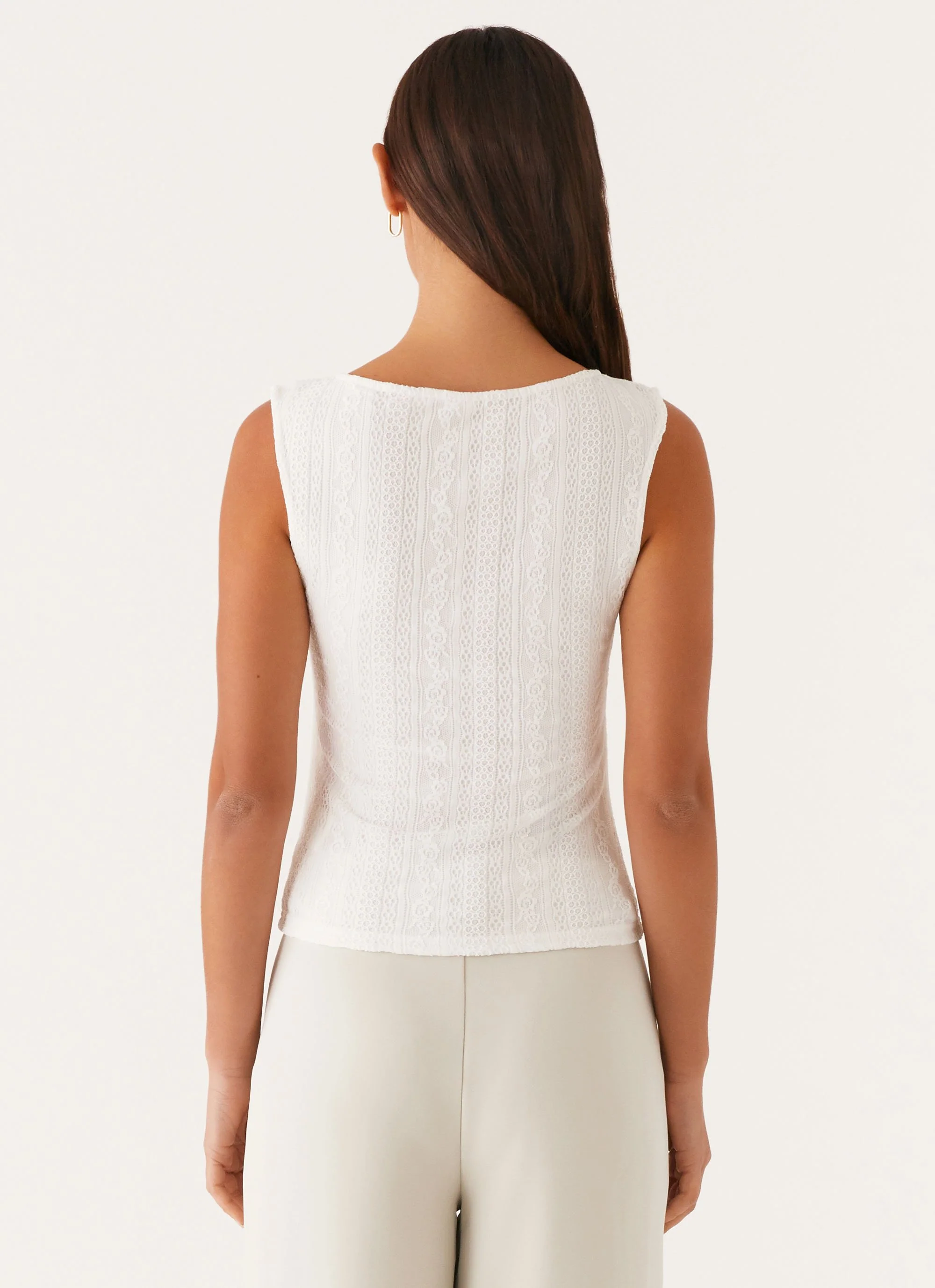 Sandi Tank Top - White - Image 4