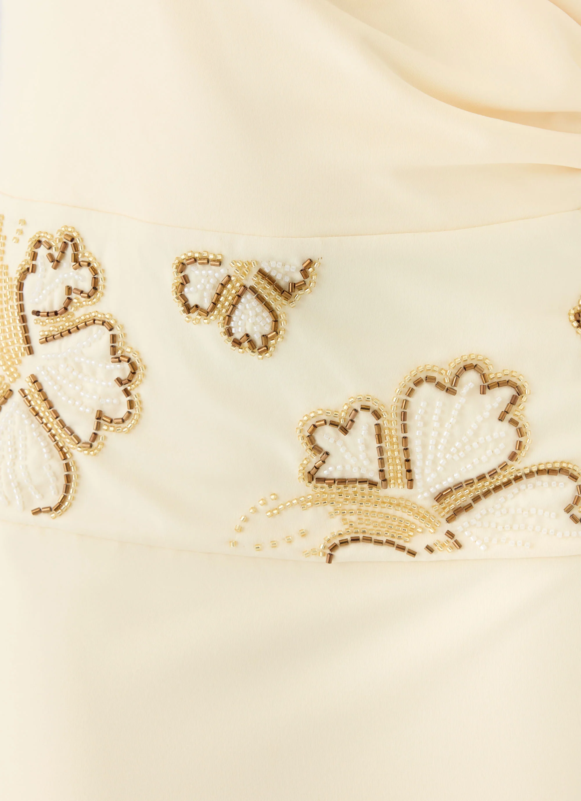 Sandrine Beaded Maxi Dress - Yellow - Image 6
