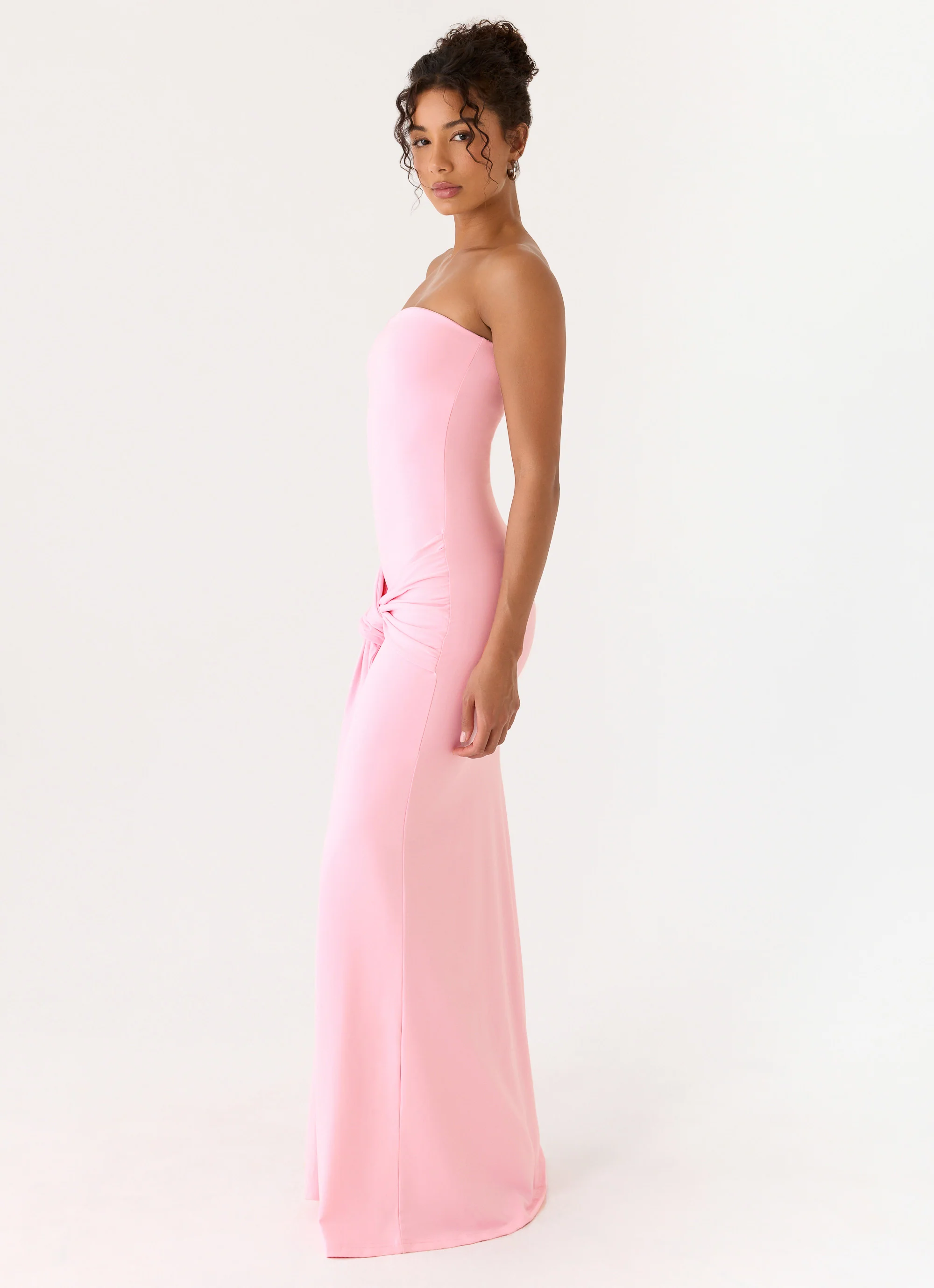 Sandrine Strapless Maxi Dress - Pink - Image 4